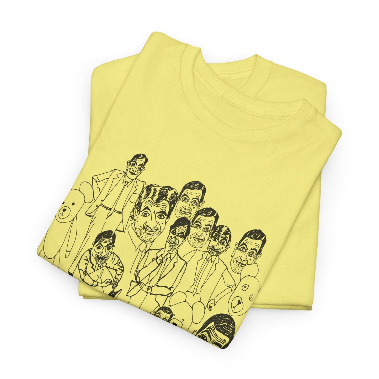 scary mr bean original drawing tshirt