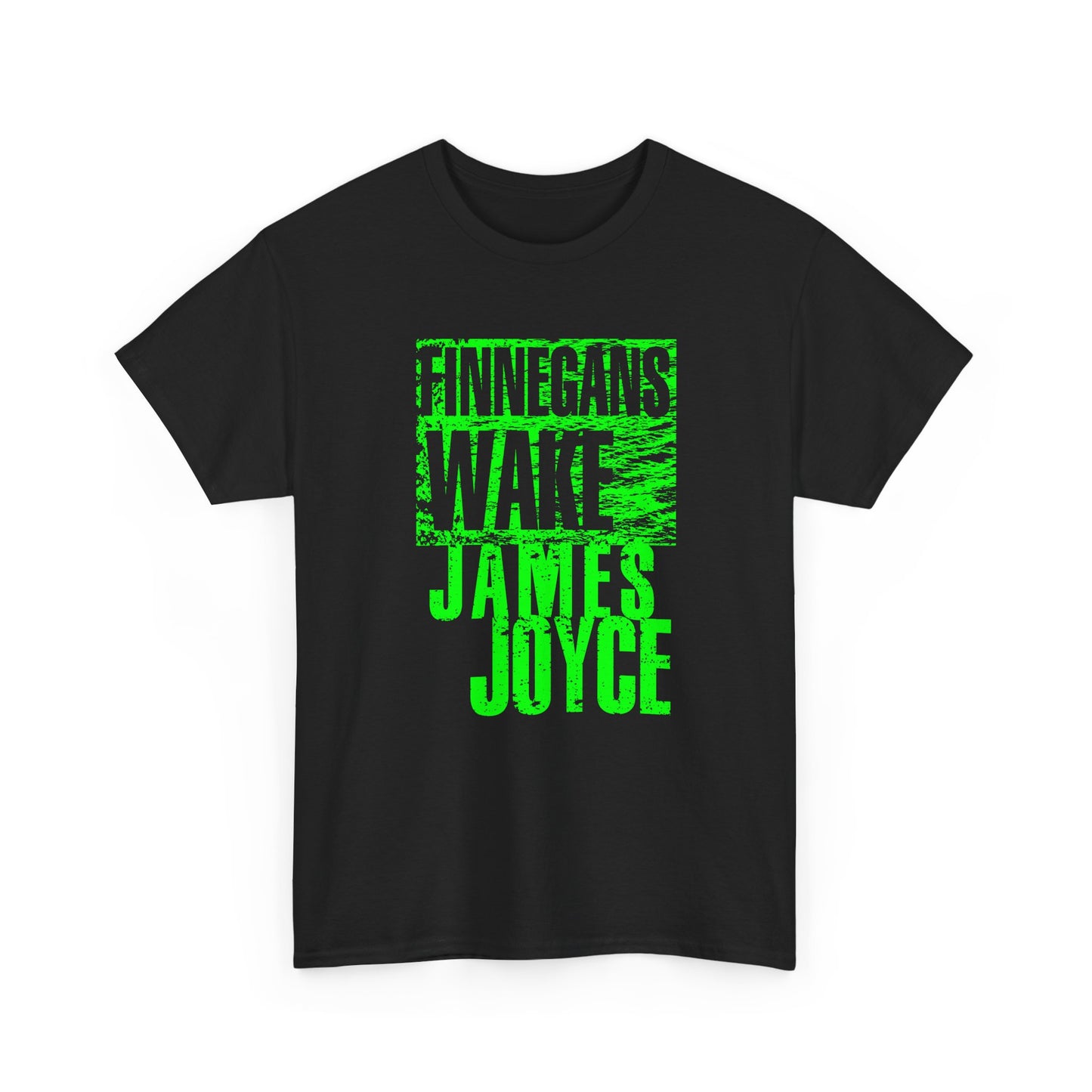 james joyce finnegans wake in green tshirt