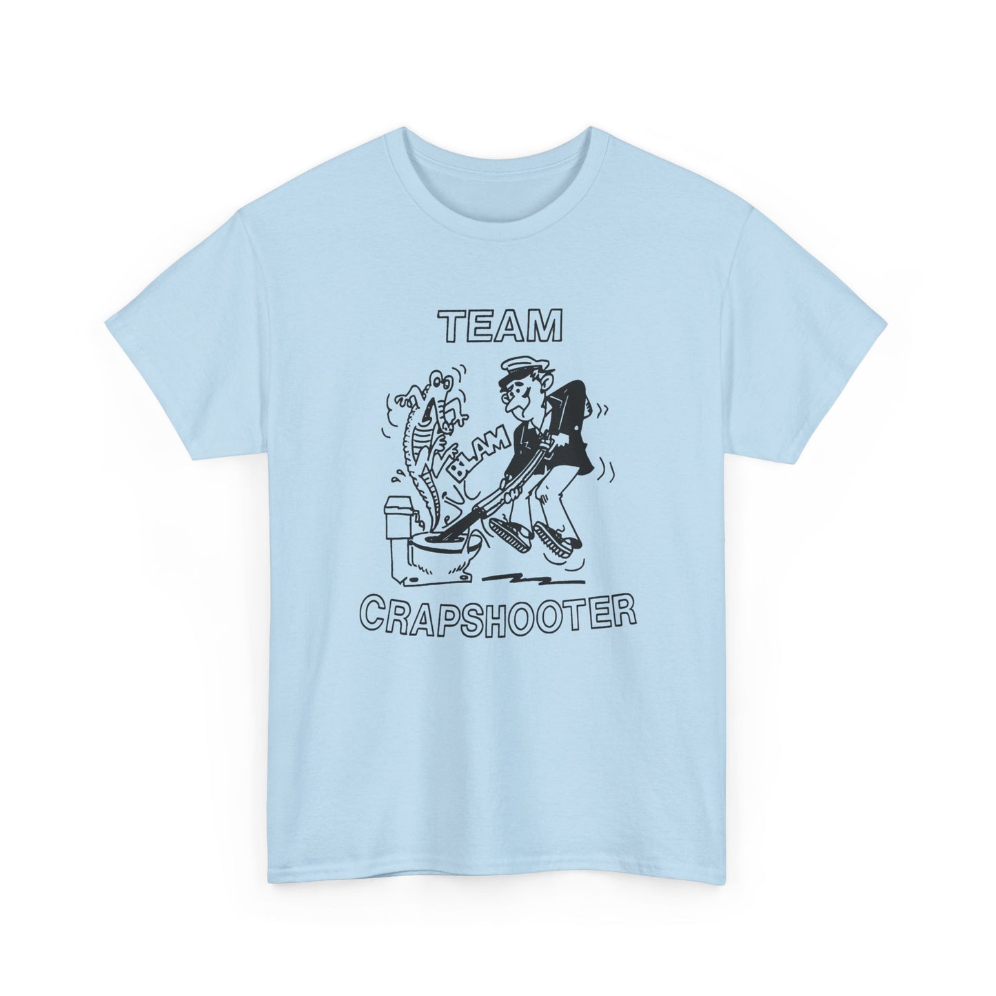 1980s team crapshooter reproduction tshirt