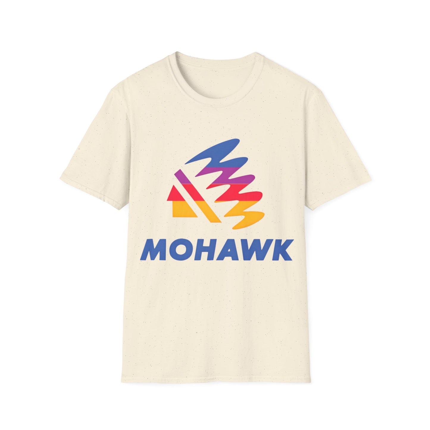 mohawk defunct gas station logo tshirt