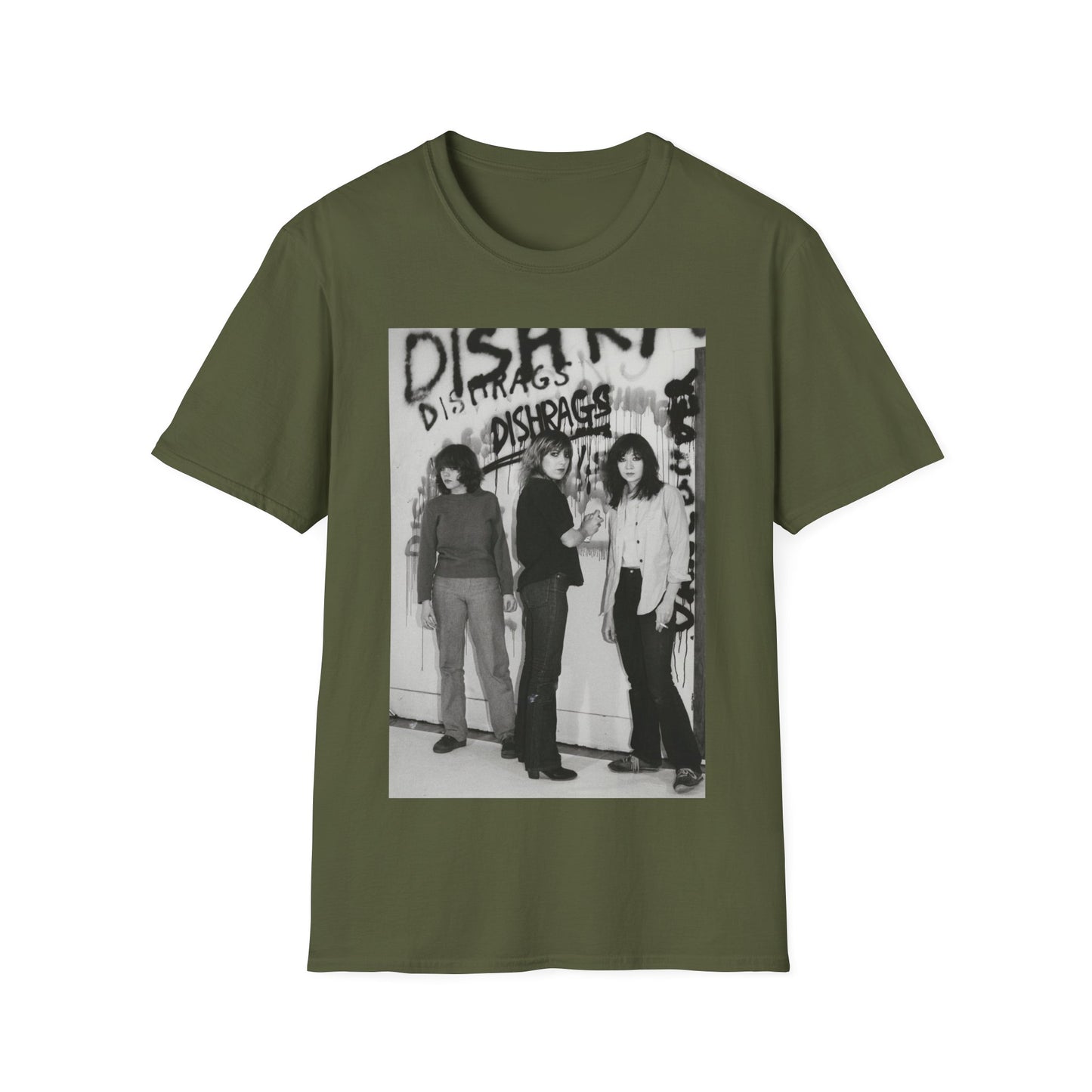 canadian punk band the dishrags photo tshirt