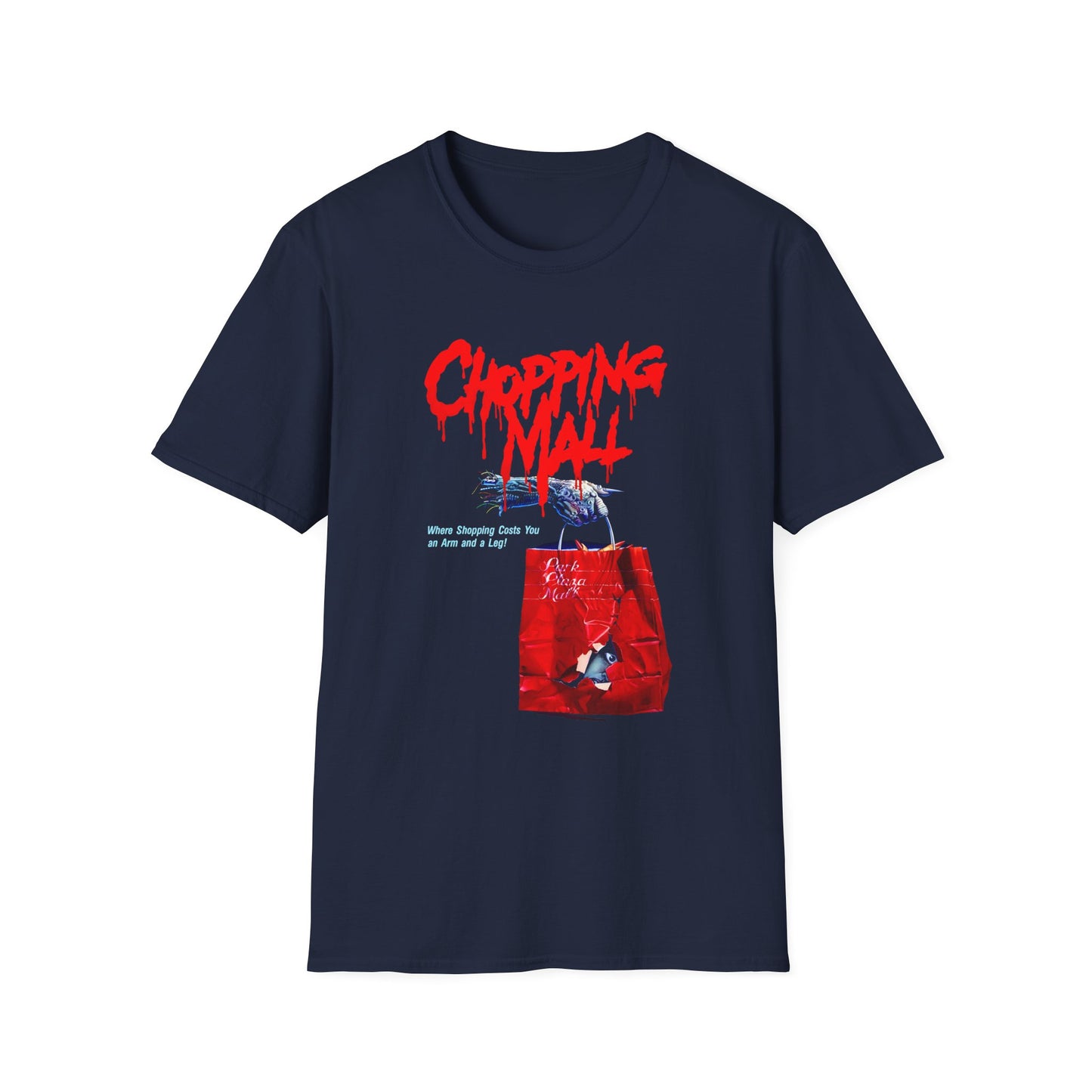 chopping mall 1986 poster colored tshirt