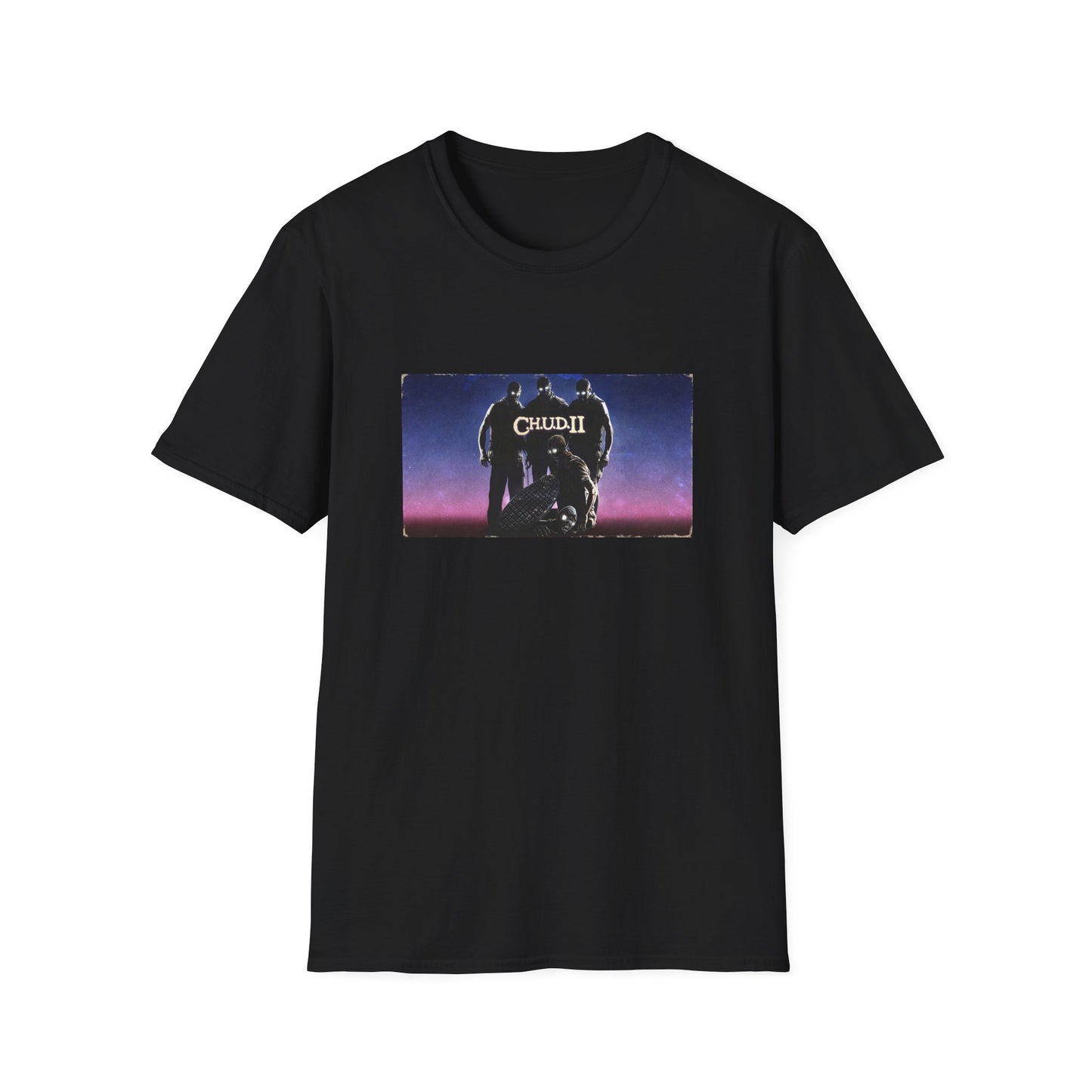 1989 C.H.U.D. II: bud the C.H.U.D movie poster tshirt