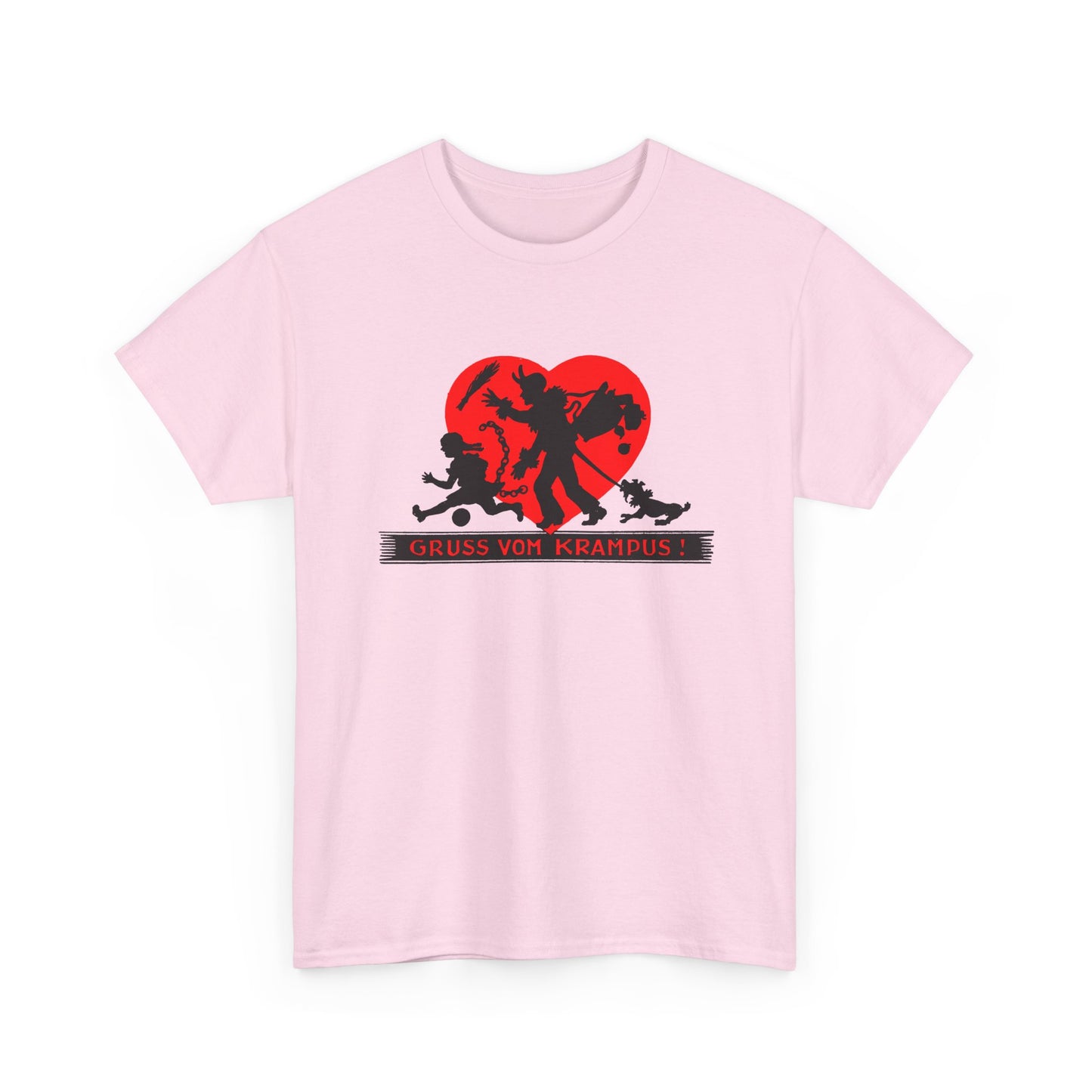 1950s austrian krampus postcard graphic tshirt