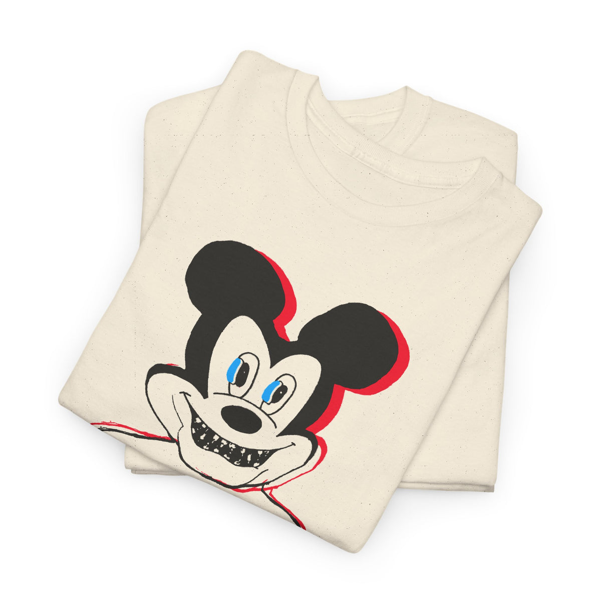 1960s british underground magazine peace sign mouse fan art edit with color tshirt