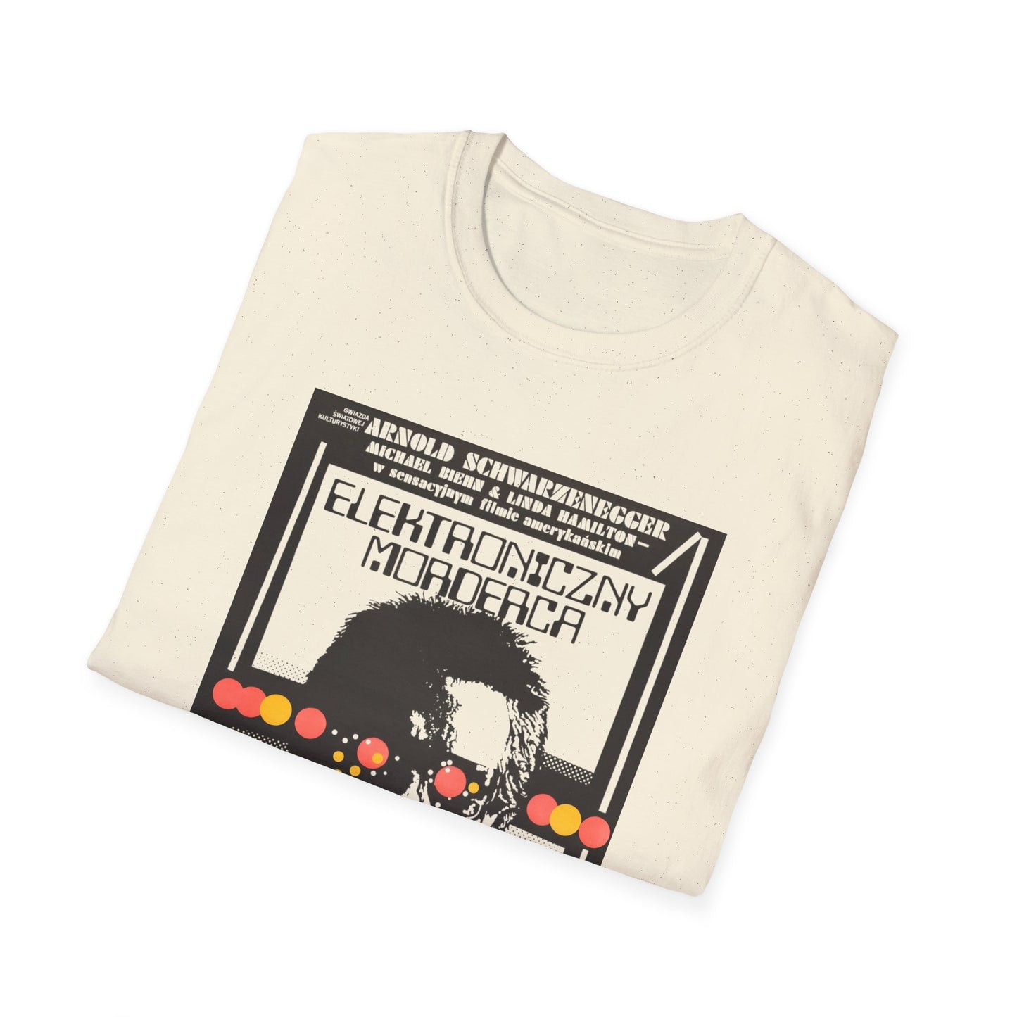 1987 terminator vintage polish movie poster tshirt