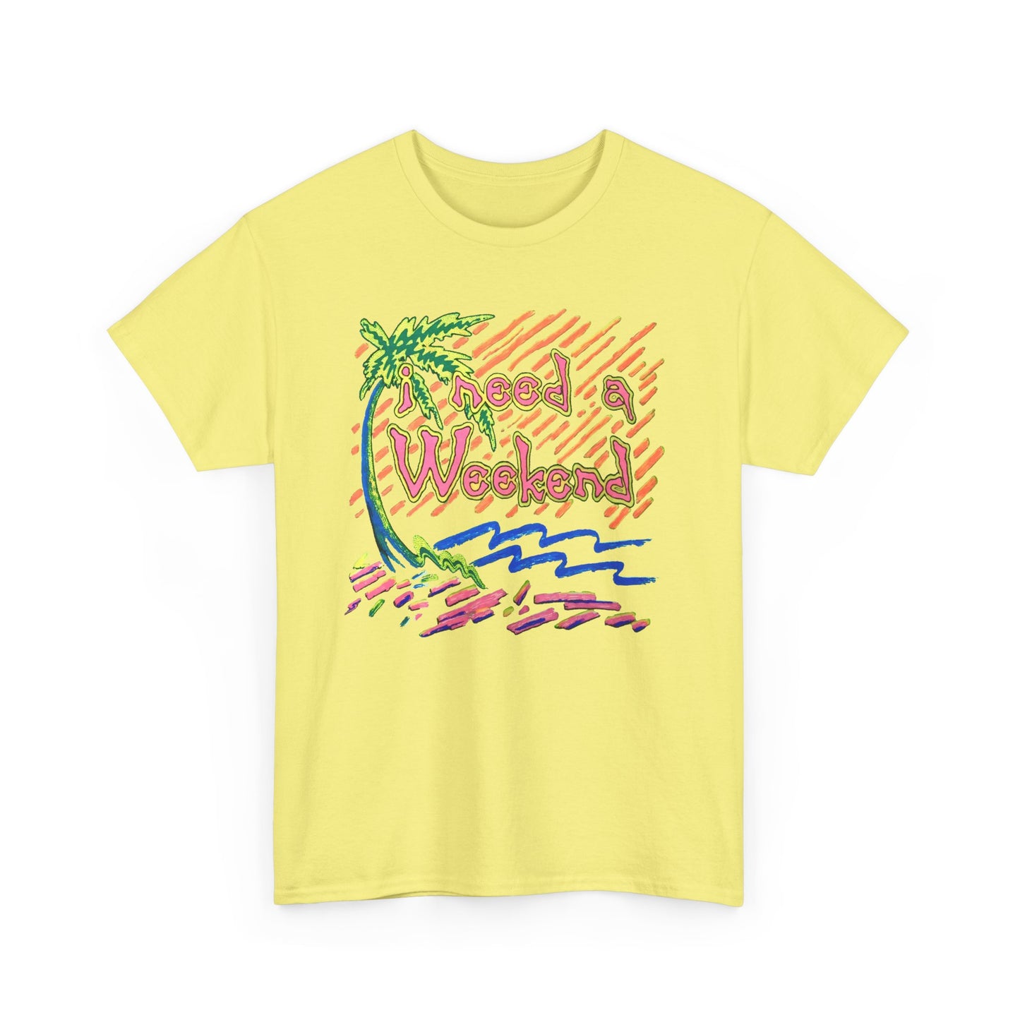 vintage 90s i need a weekend graphic custom reproduction tshirt