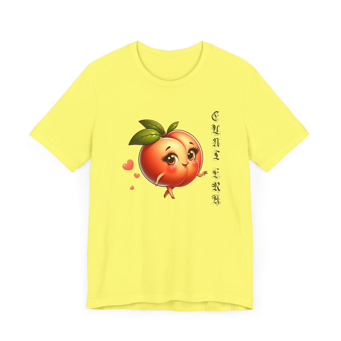 cunt era cute peach tshirt