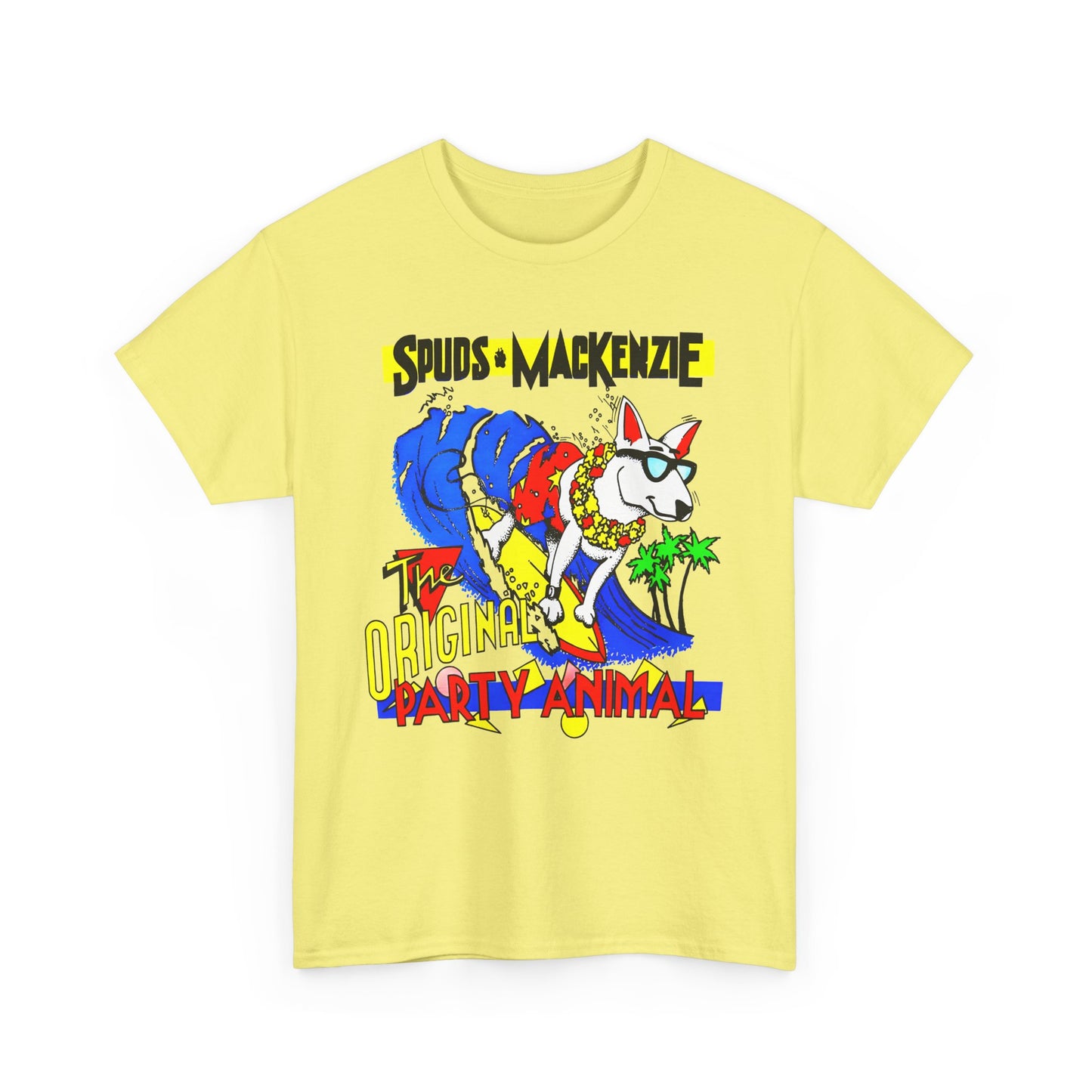 vintage spuds mackenzie the original party animal reproduction tshirt