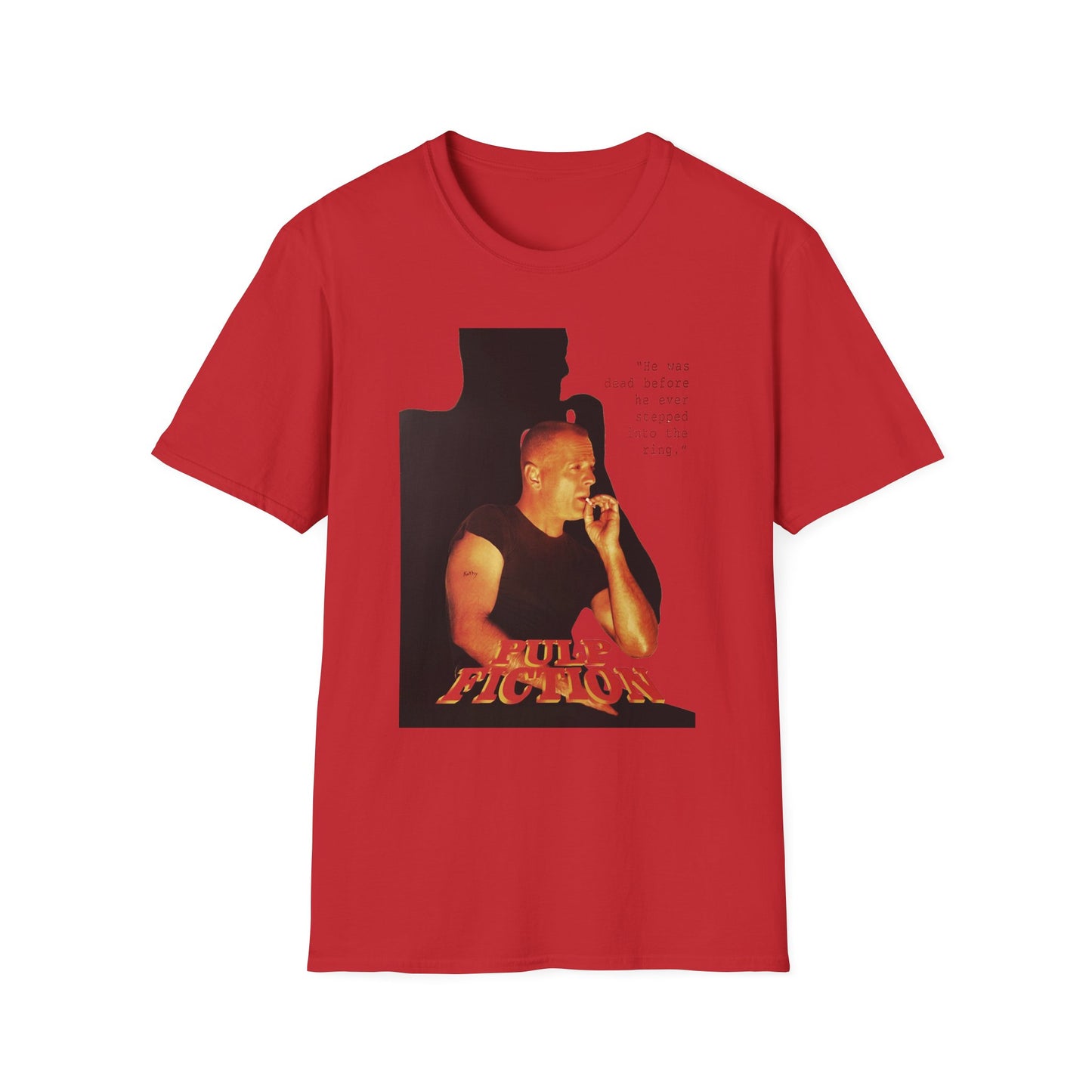 bruce willis pulp fiction the boxer tshirt