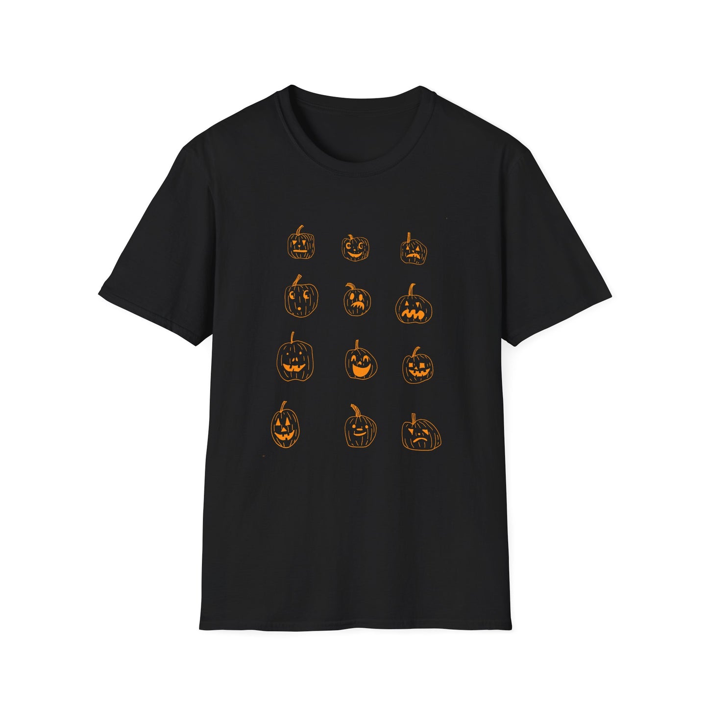 jack o lantern pumpkin halloween tshirt