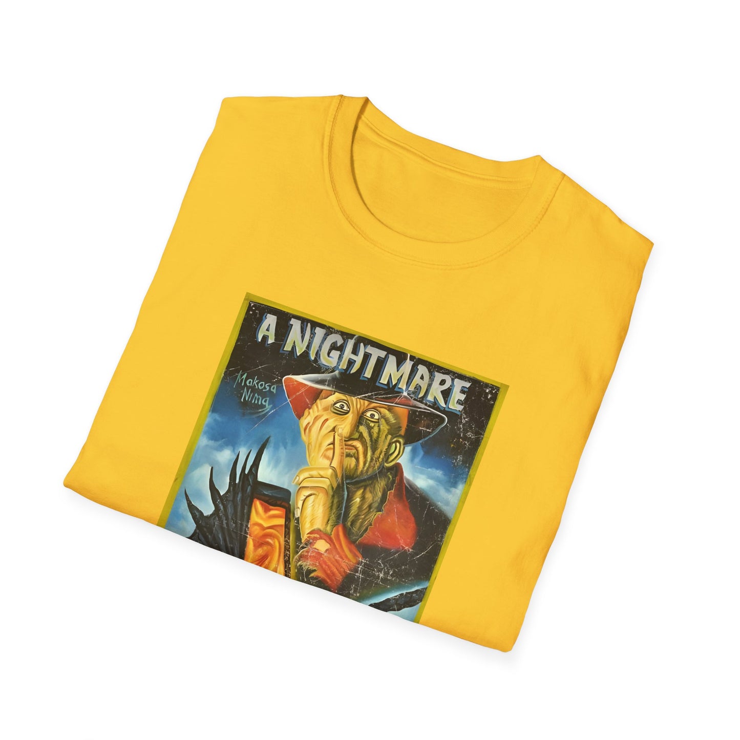 a nightmare on elm street 1984 ghanaian movie poster tshirt