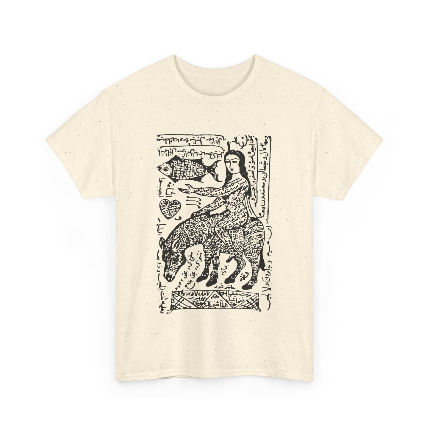 1800s persian witch talisman brass amulet love spell tshirt