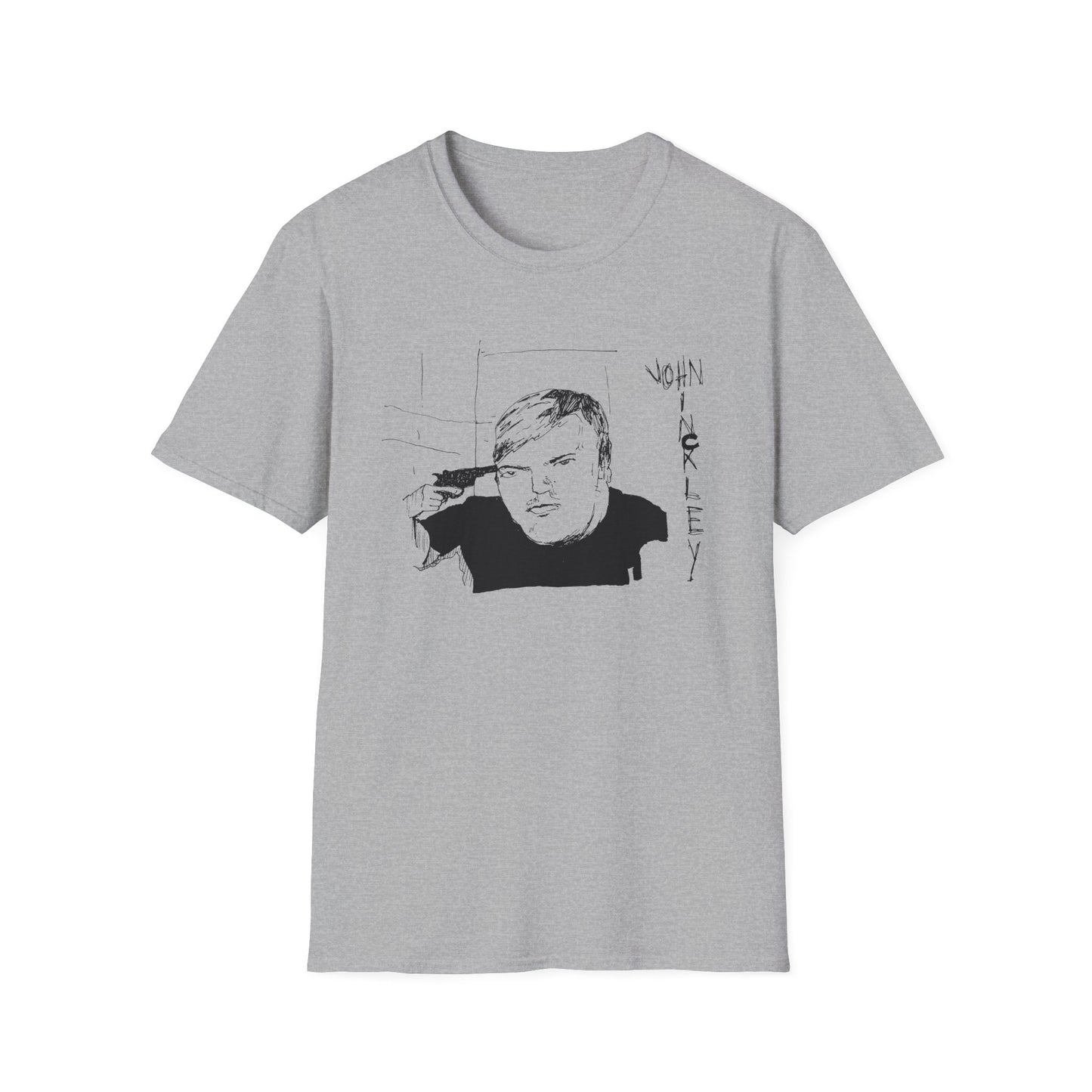 original drawing john hinckley jr. tshirt