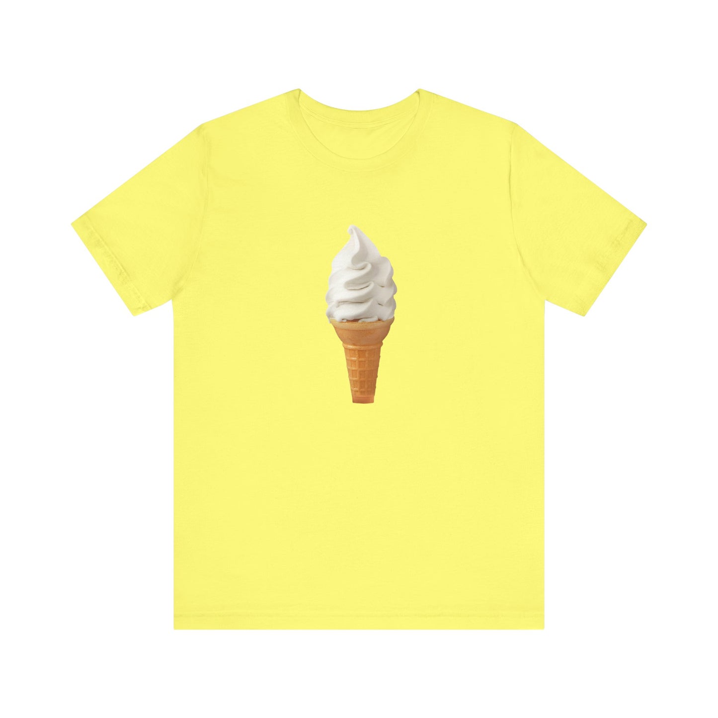 soft vanilla ice cream cone tshirt