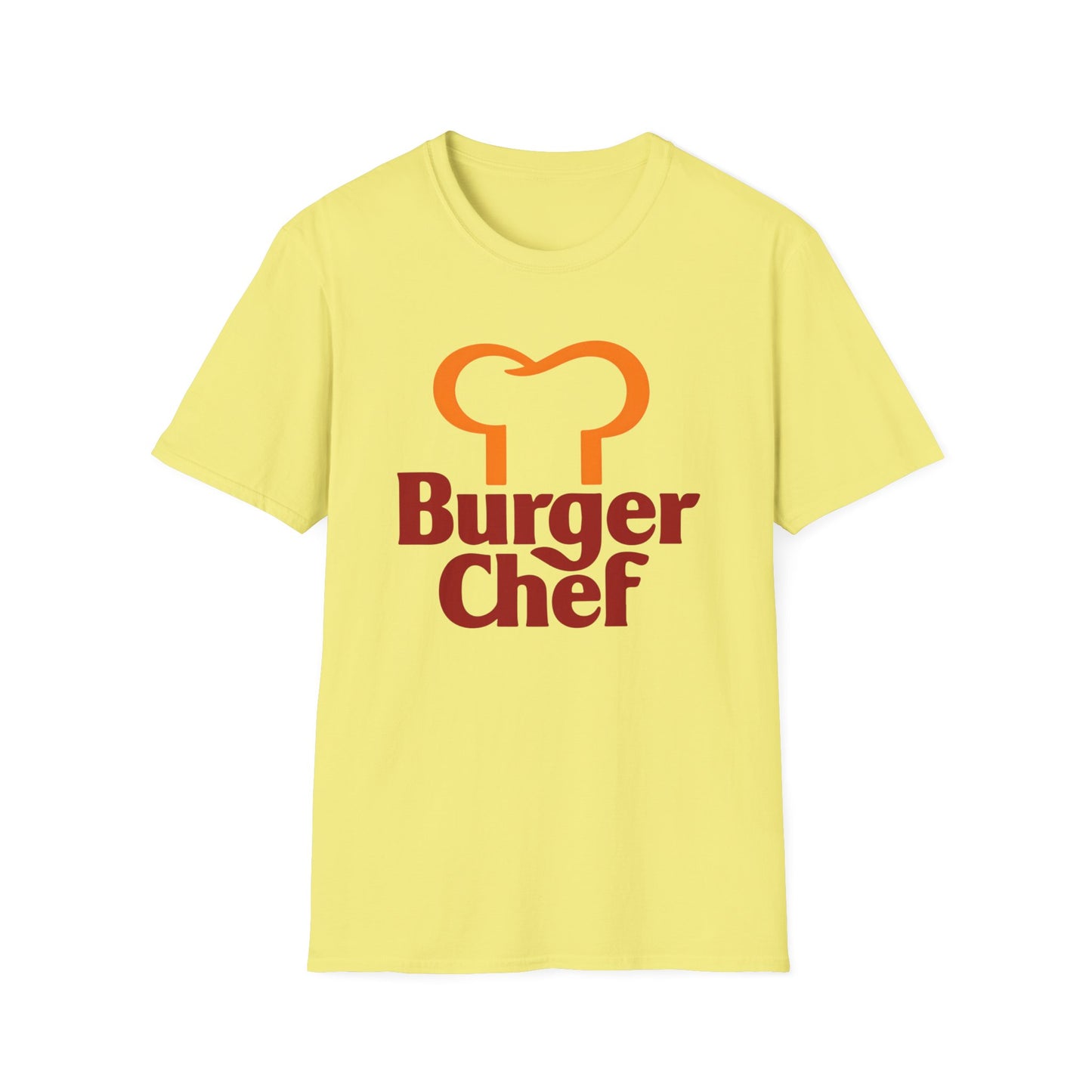 vintage defunct burger chef fast food logo tshirt