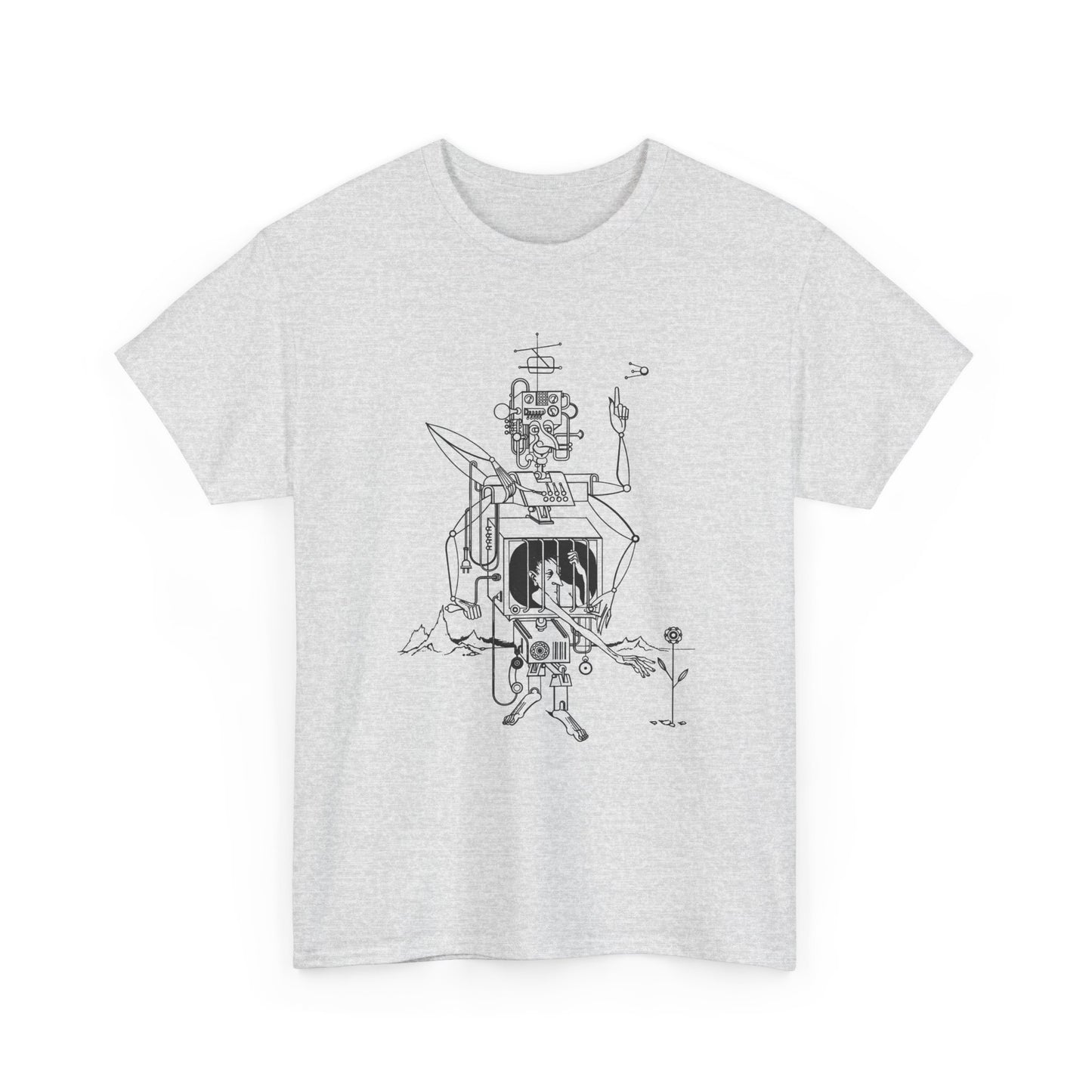 1962 illustration by piotr labuzek aka baro reproduction tshirt