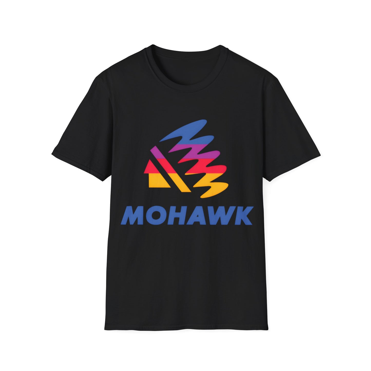 mohawk defunct gas station logo tshirt