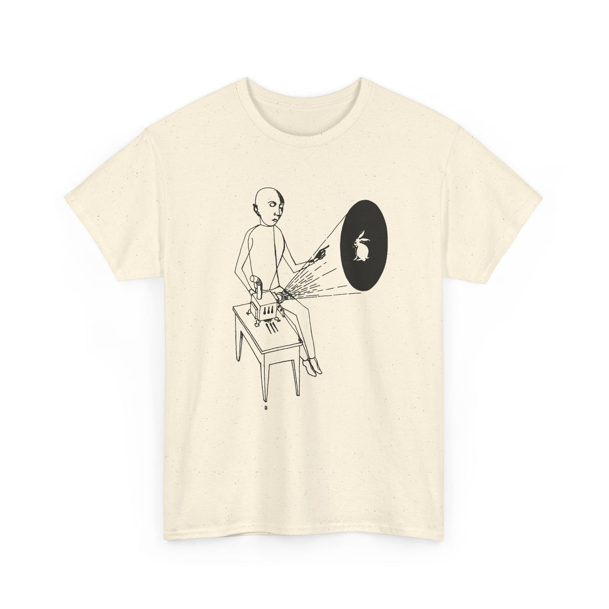 1927 laterna magica ink illustration by gottfried brockmann tshirt