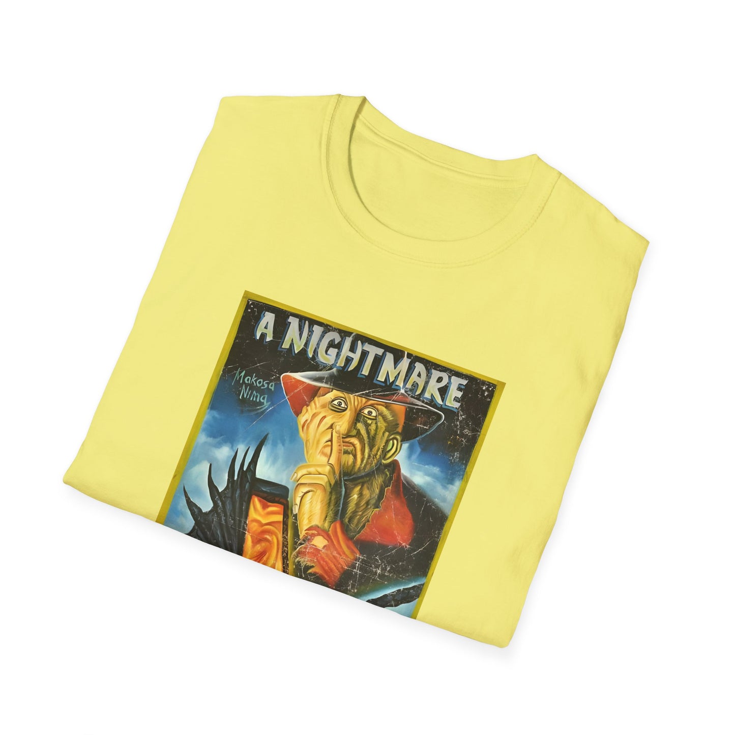 a nightmare on elm street 1984 ghanaian movie poster tshirt