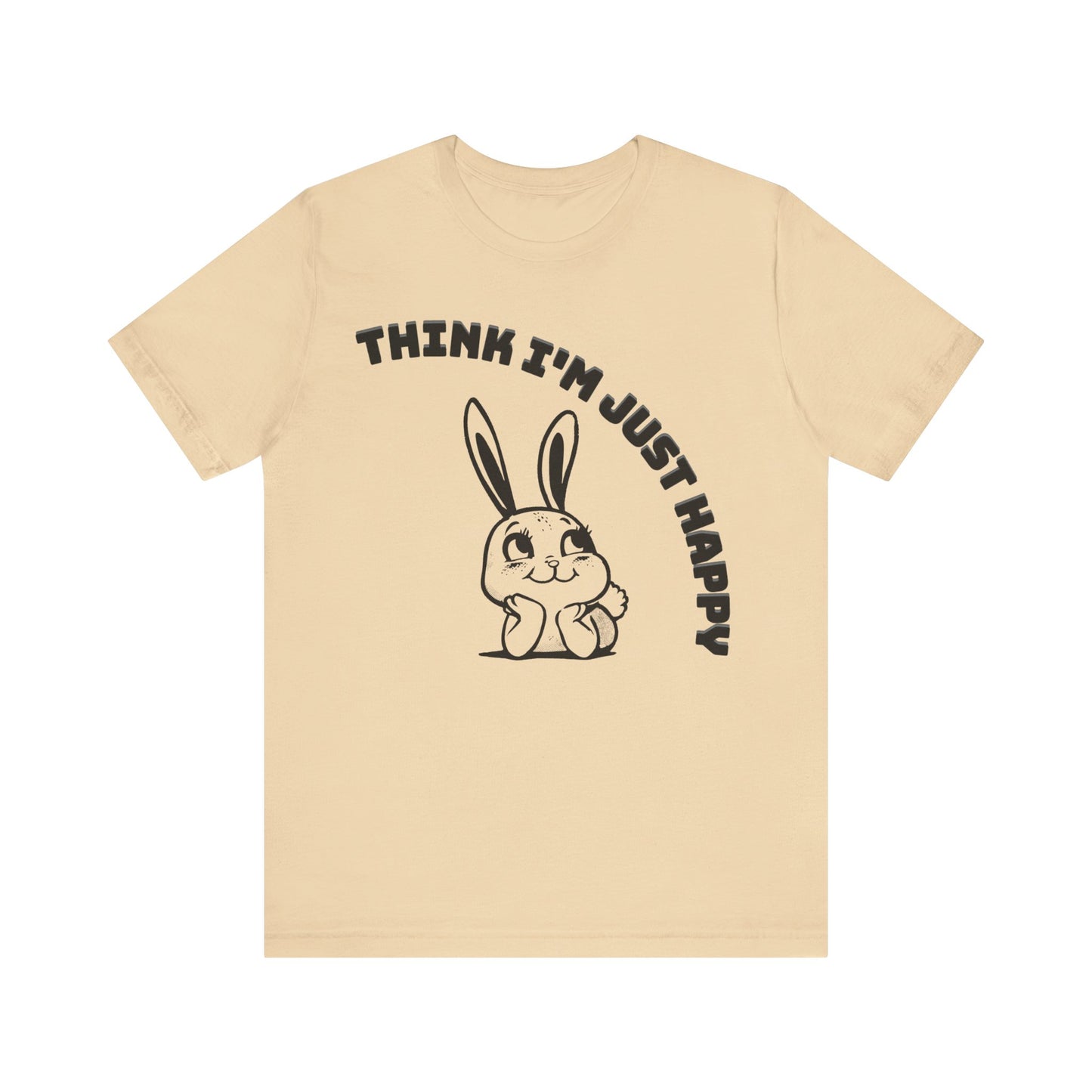 think I'm just happy nirvana song lyrics tshirt