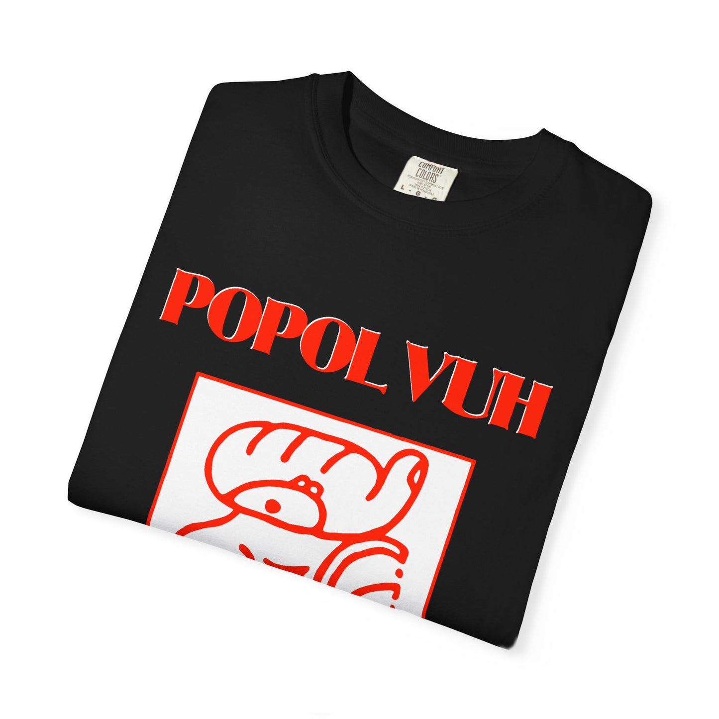 popol vuh german legendary krautrock band graphic tshirt on comfort colors
