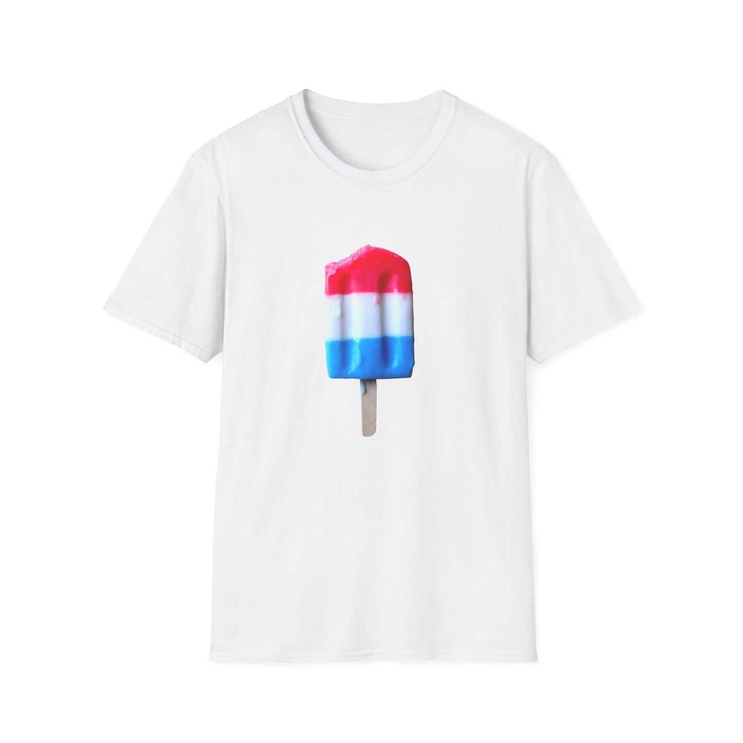 classic red white blue popsicle tshirt