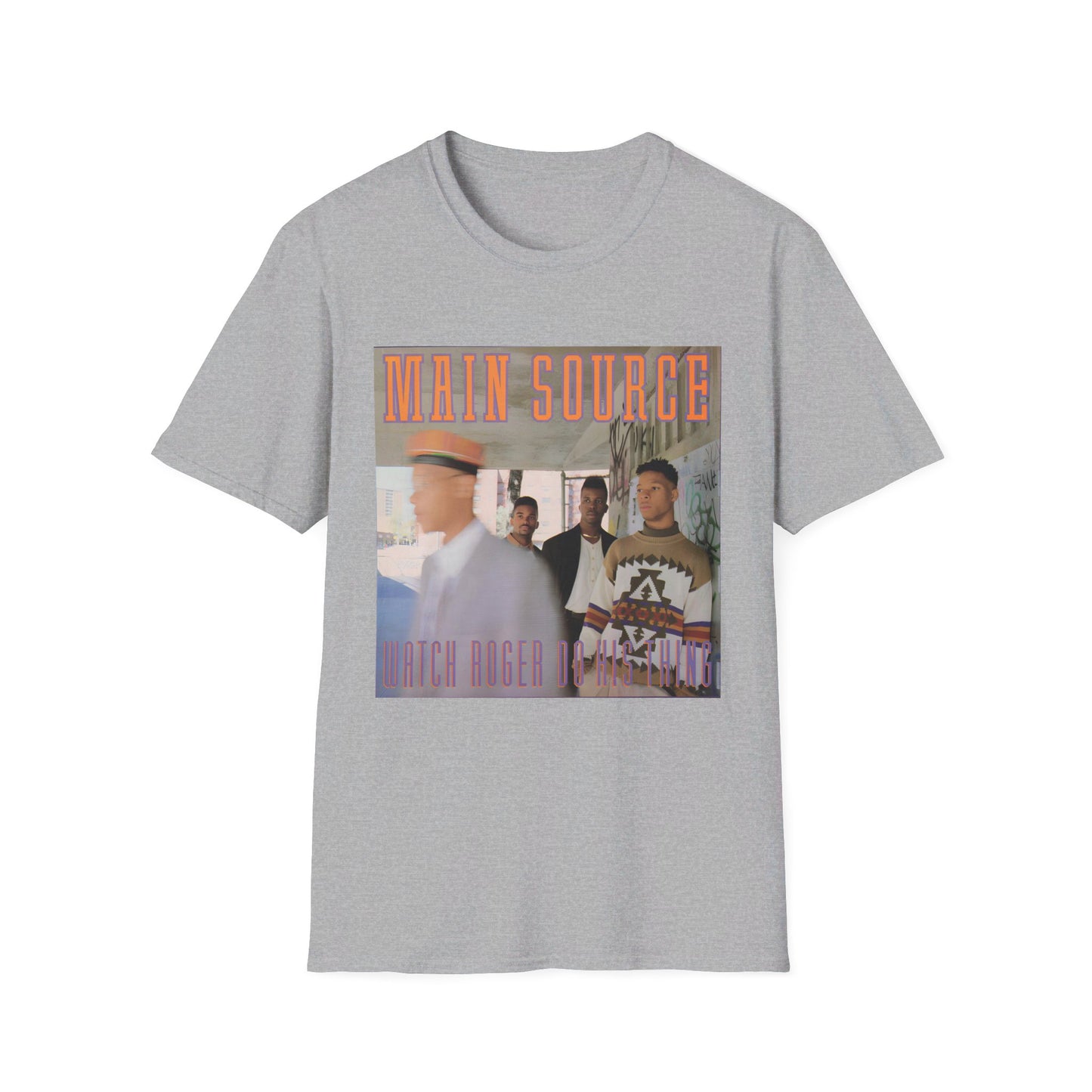 main source 1991 watch roger do his thing single tshirt