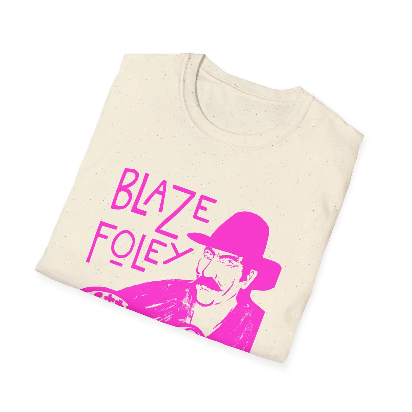 blaze foley sittin' by the road pink stencil fan art tshirt