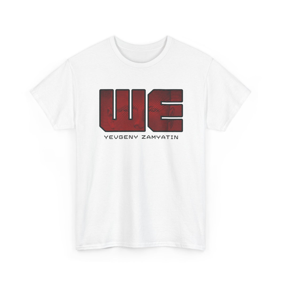 dystopian novel we by yevgeny zamyatin alternate book cover tshirt
