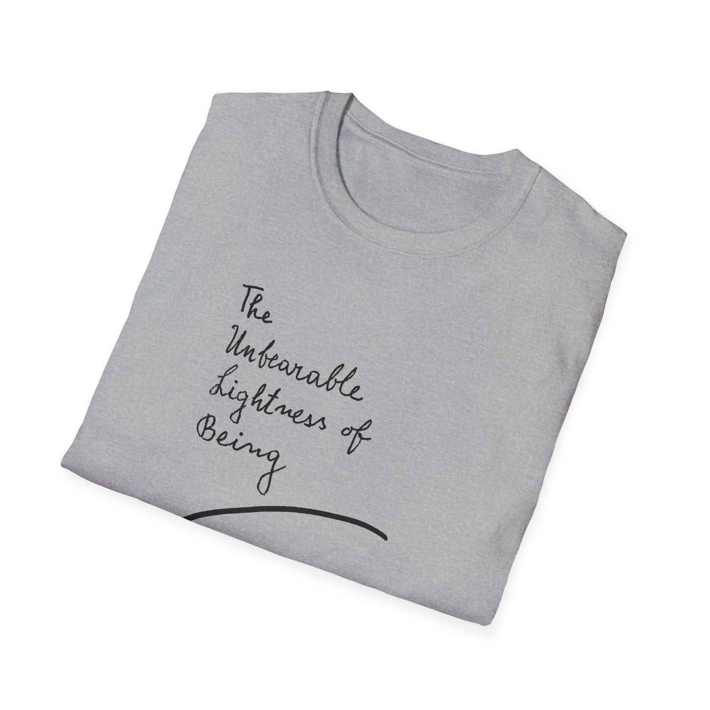 the unbearable lightness of being novel by milan kundera book cover tshirt