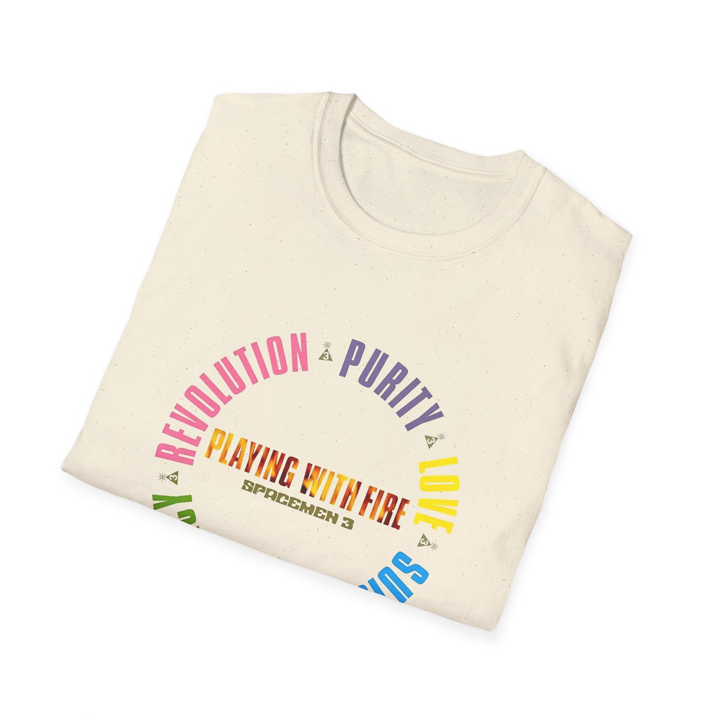 spacemen 3 1989 playing with fire album cover tshirt