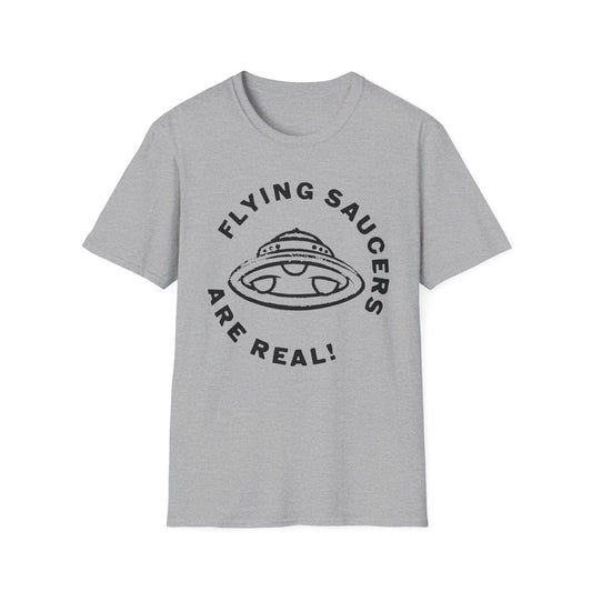 flying saucers are real! vintage style image tshirt