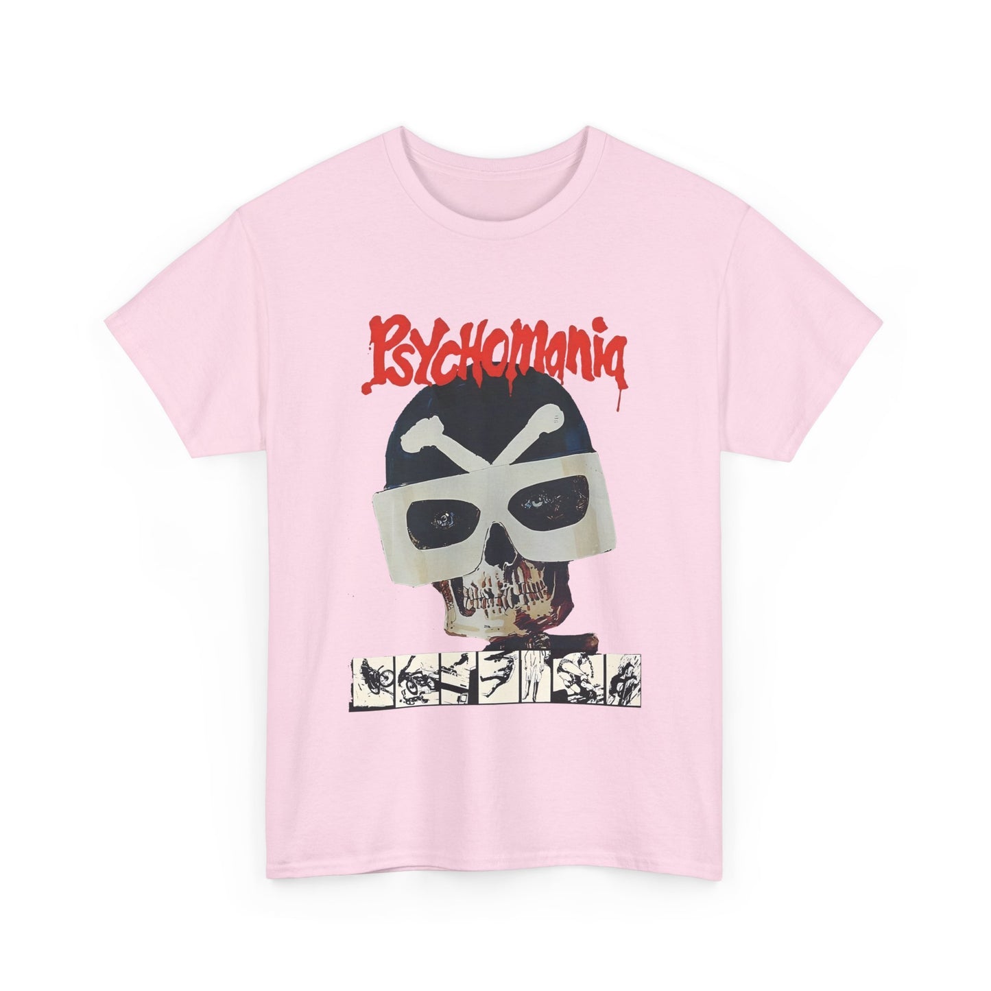 1973 psychomania movie poster no lettering tshirt