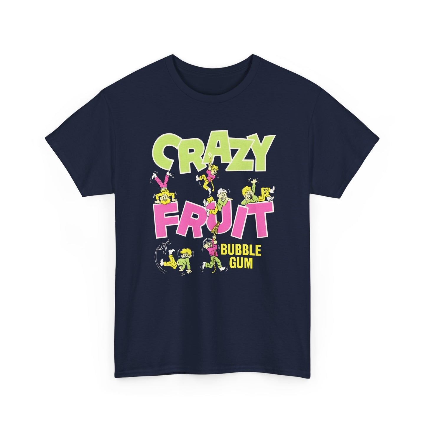 vintage crazy fruit bubble gum graphic reproduction tshirt