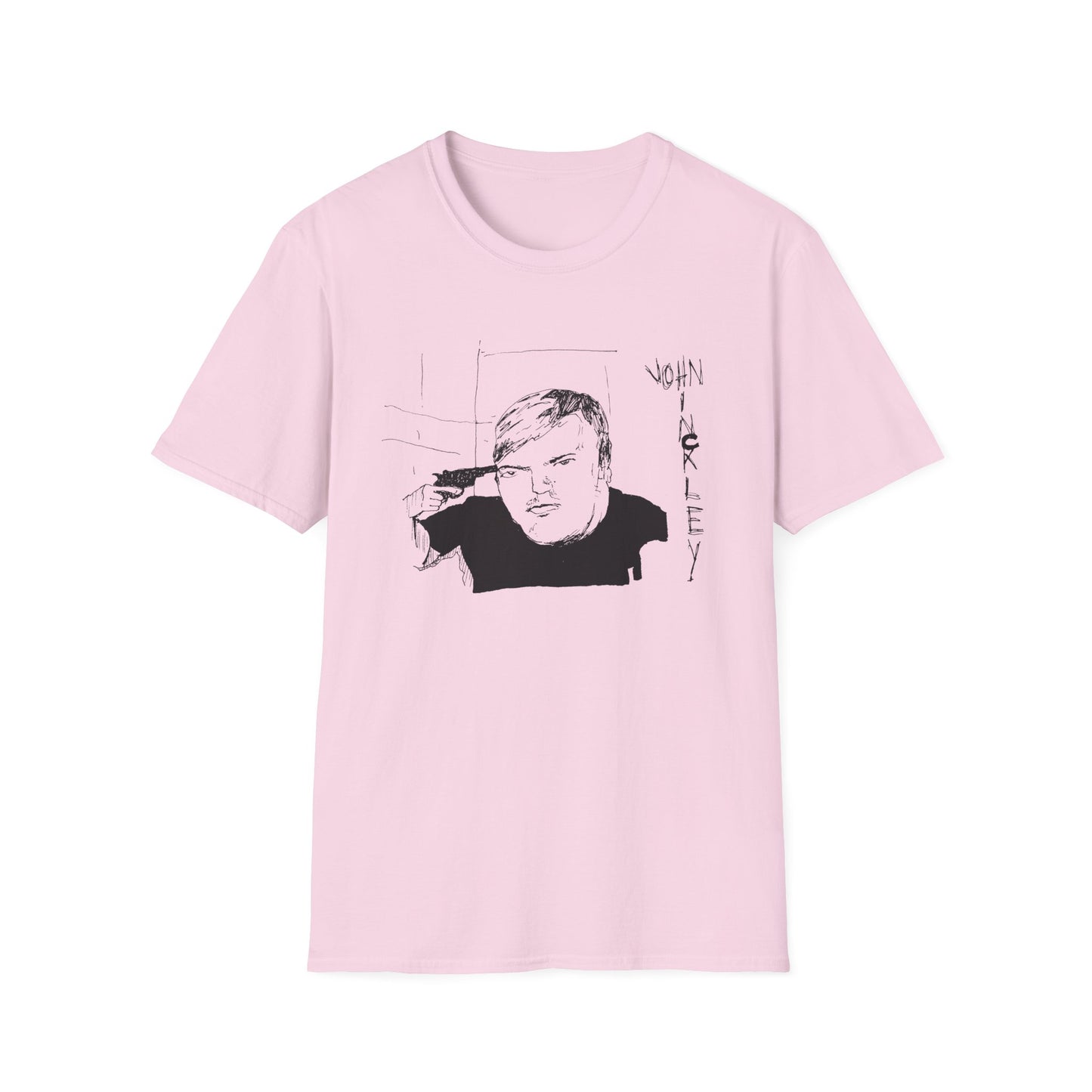 original drawing john hinckley jr. tshirt