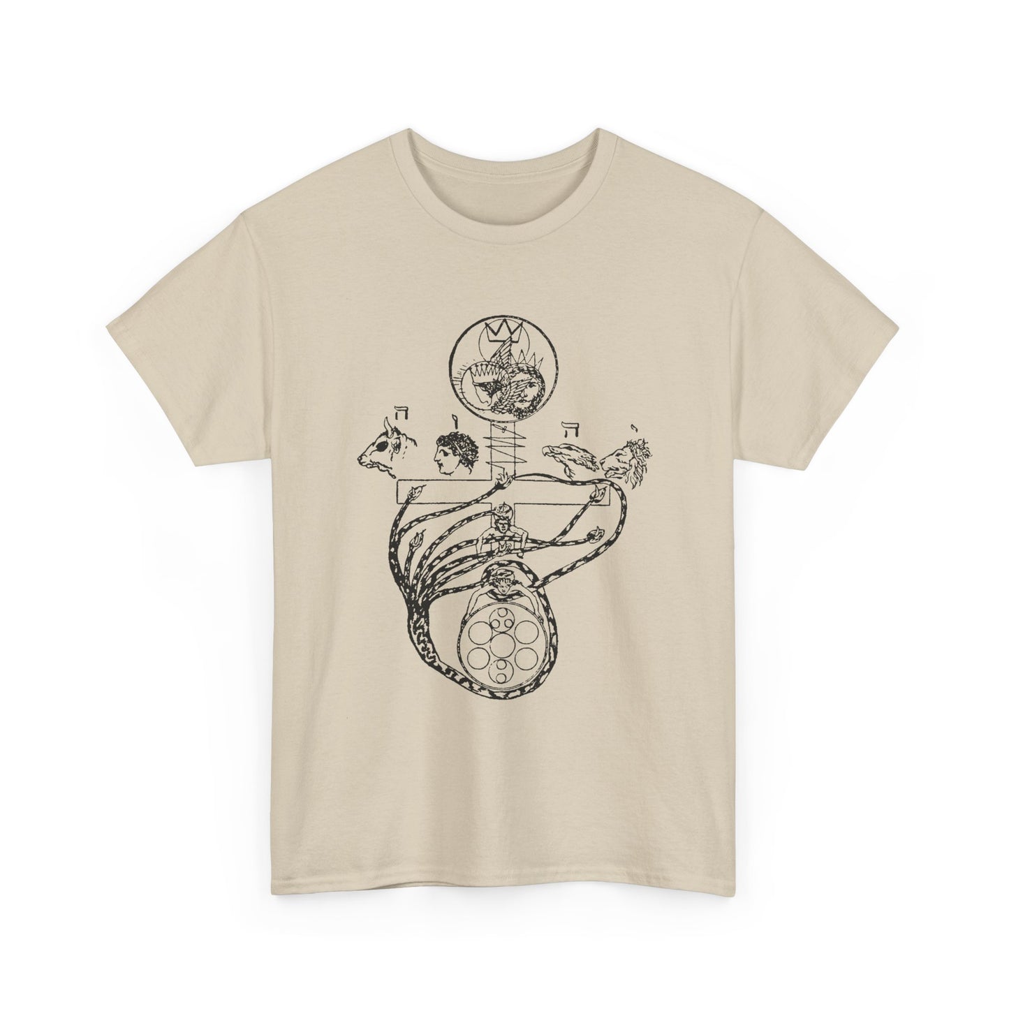 early 1900s the garden of eden after the fall by occultist austin osman spare tshirt