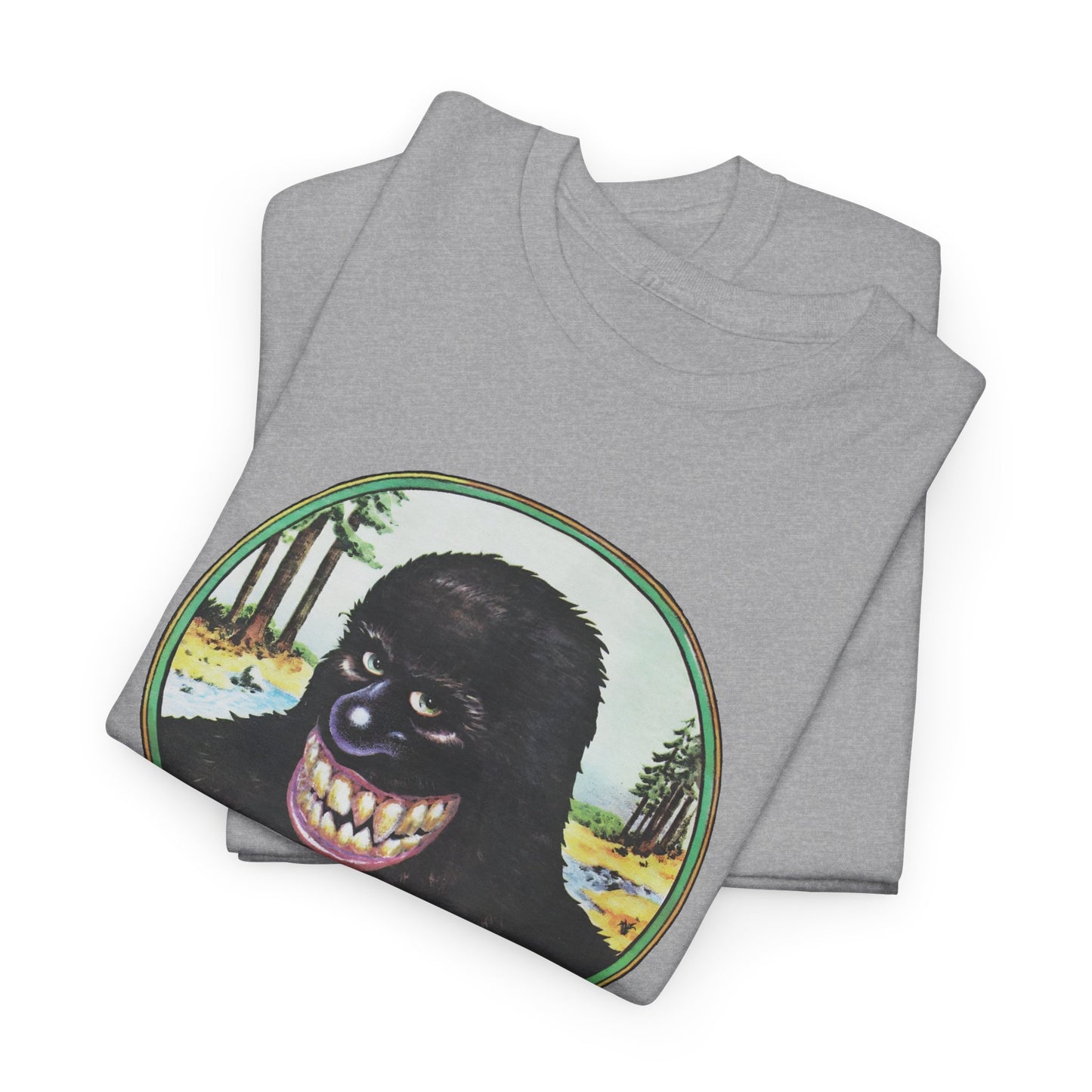 1970s bigfoot vintage graphic custom reproduction tshirt