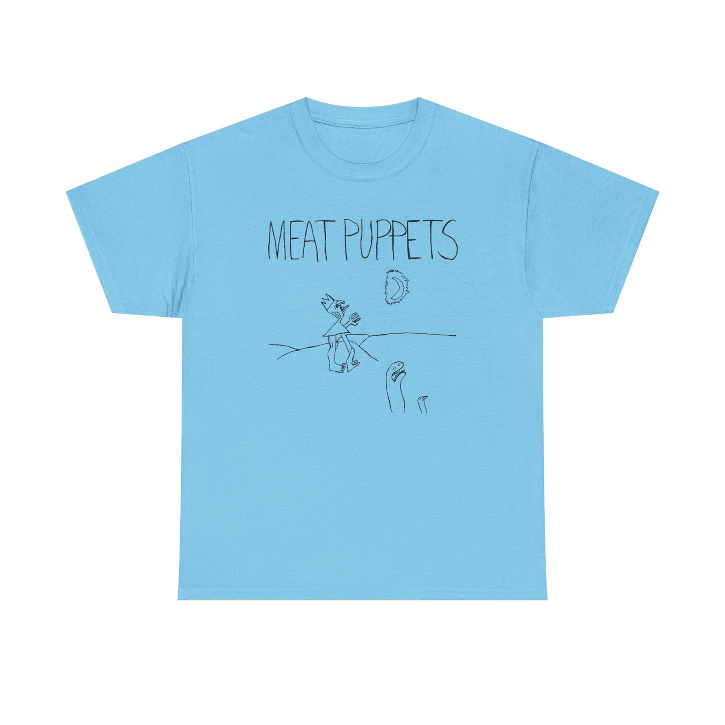 1985 meat puppets album in a car album cover tshirt