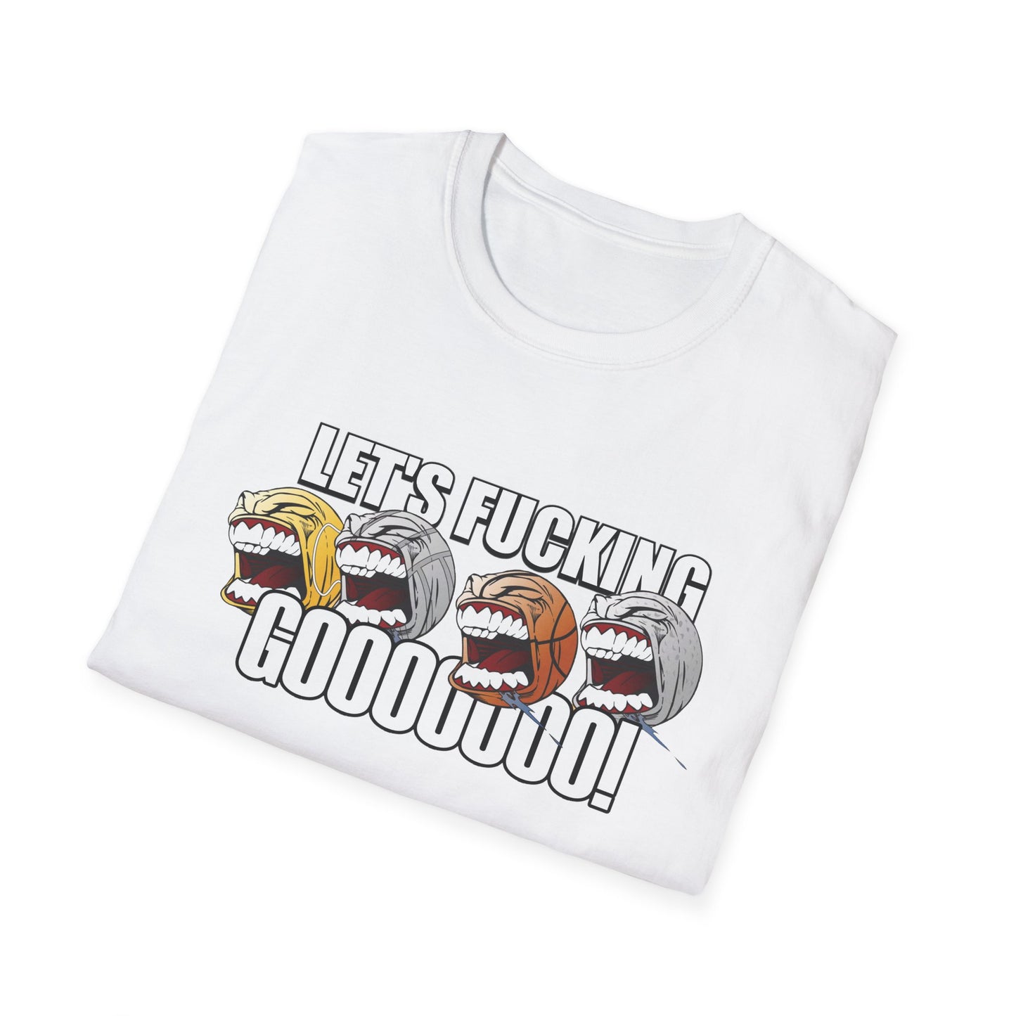 let's fucking go balls tshirt