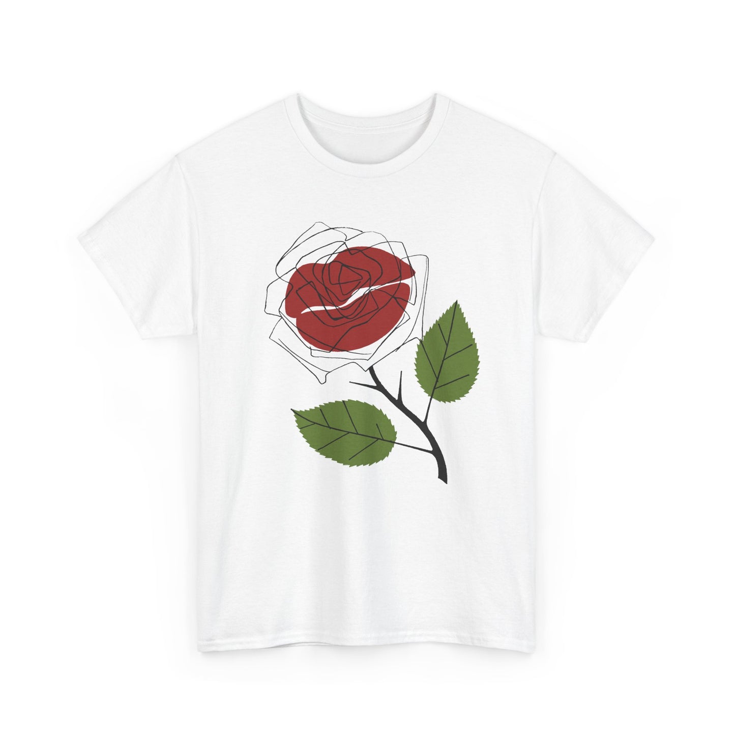 mid century manolo prieto rose lips book cover tshirt