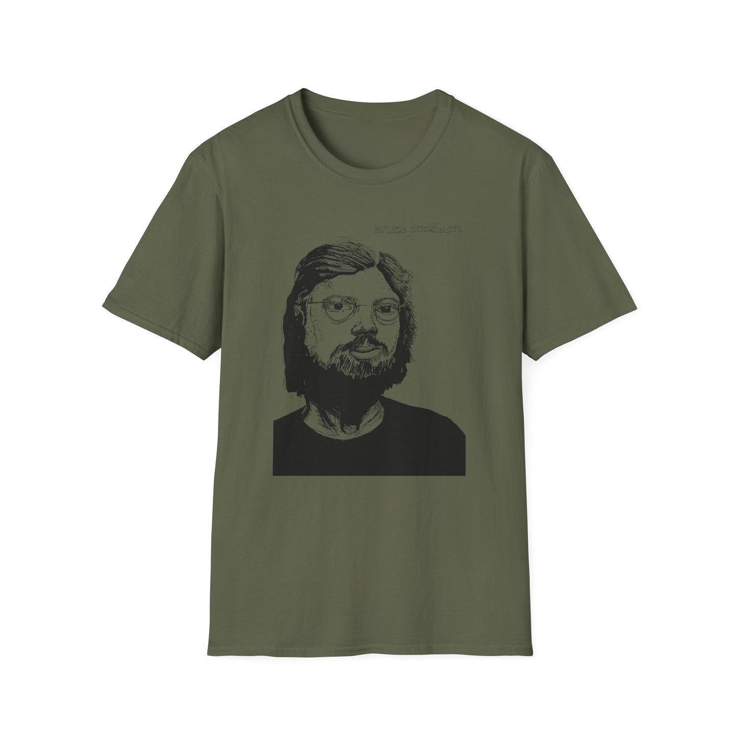 bruce cockburn original drawing tshirt