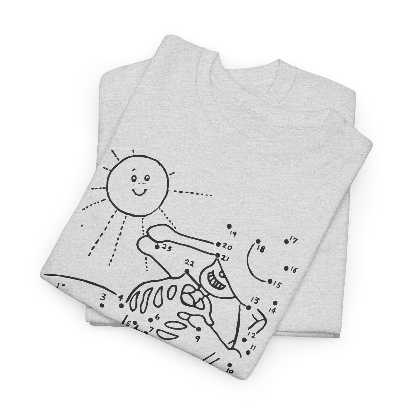 connect the dots skeleton sun tanning tshirt