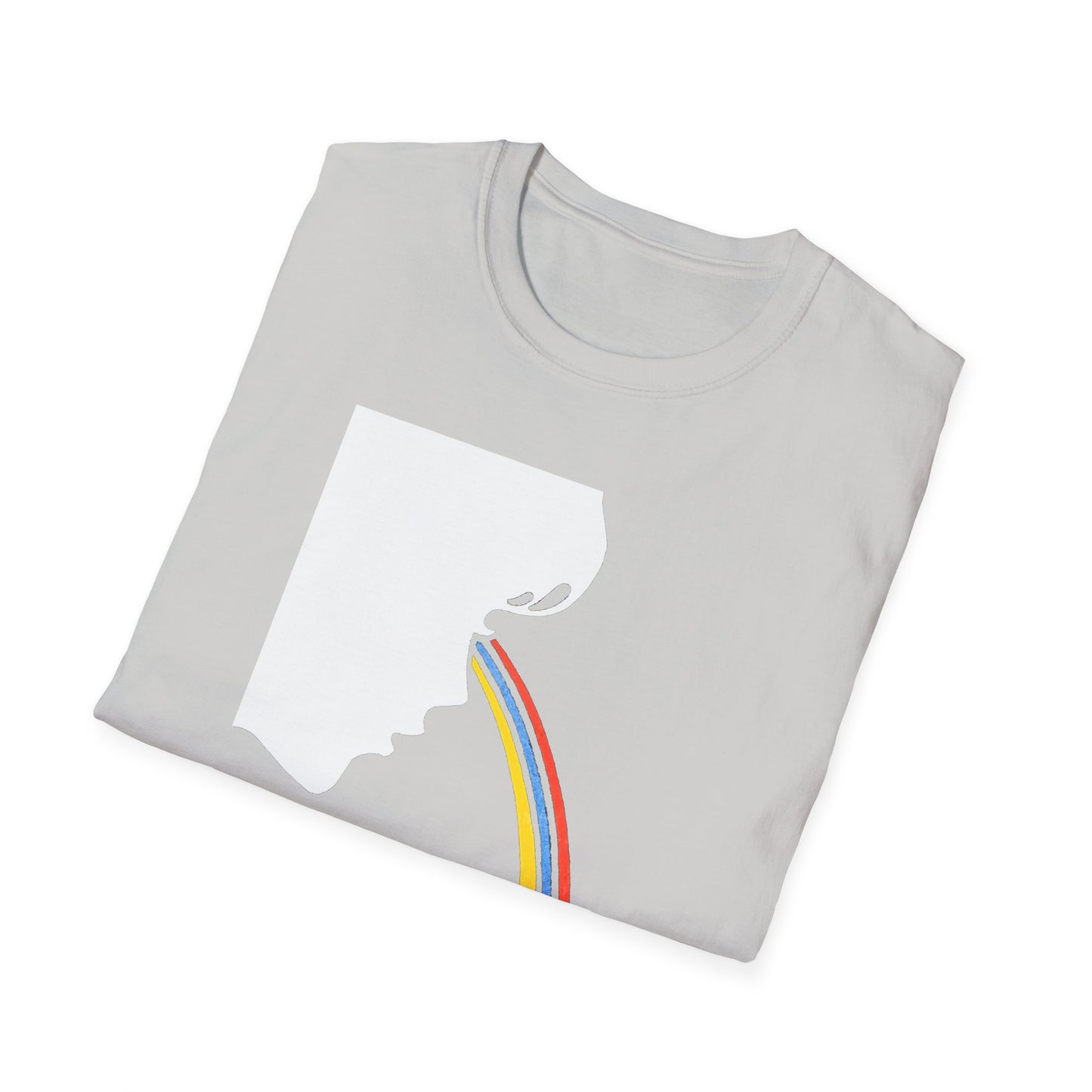 rainbow eyeball graphic tshirt