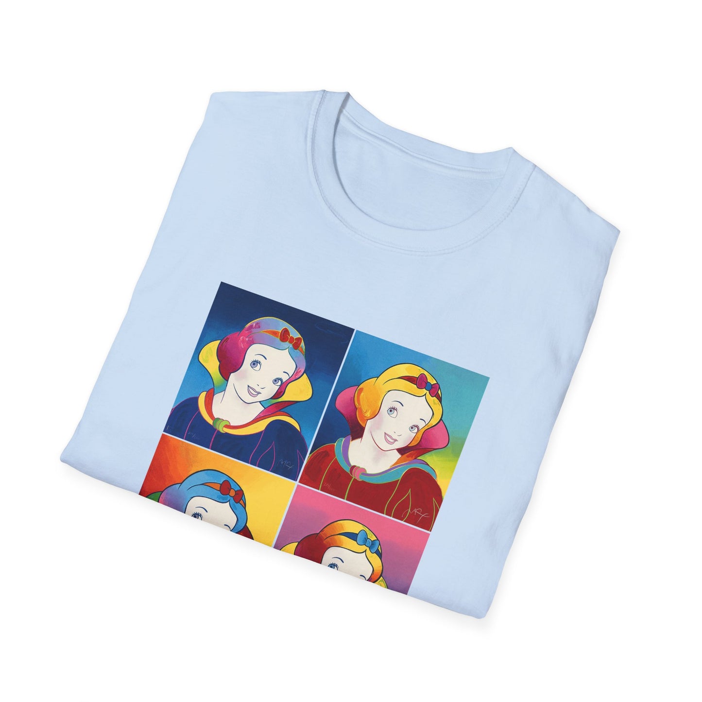 1996 psychedelic snow white pop culture art by peter max tshirt