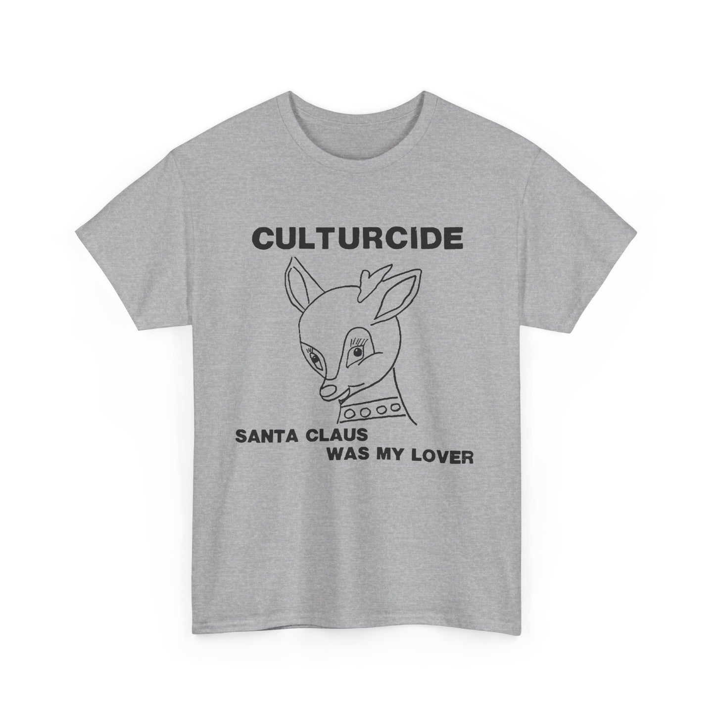 undated outsider music cultureside album santa claus was my lover reproduction tshirt