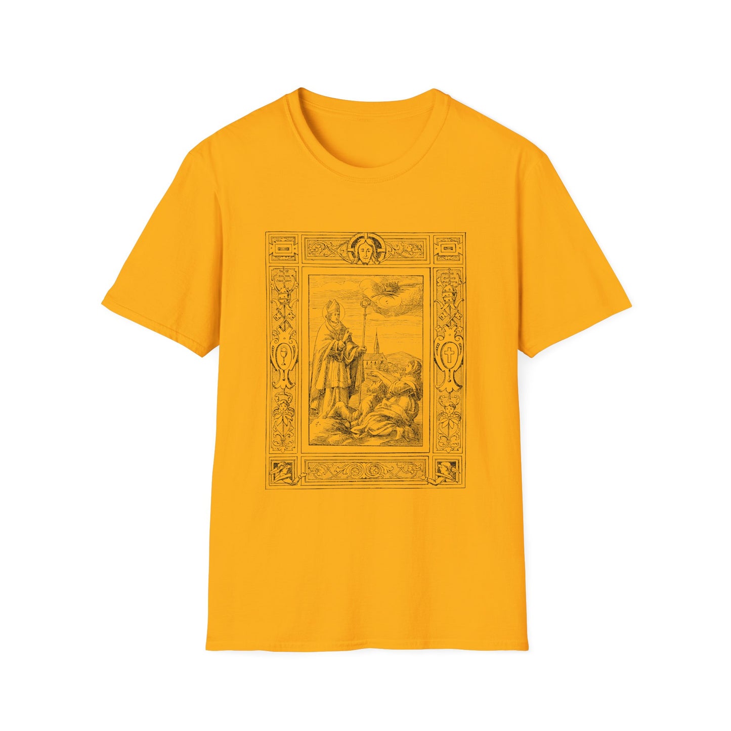 saint valentine healing epilepsy illustrated by dr. frantisek ehrmann circa 1899 tshirt