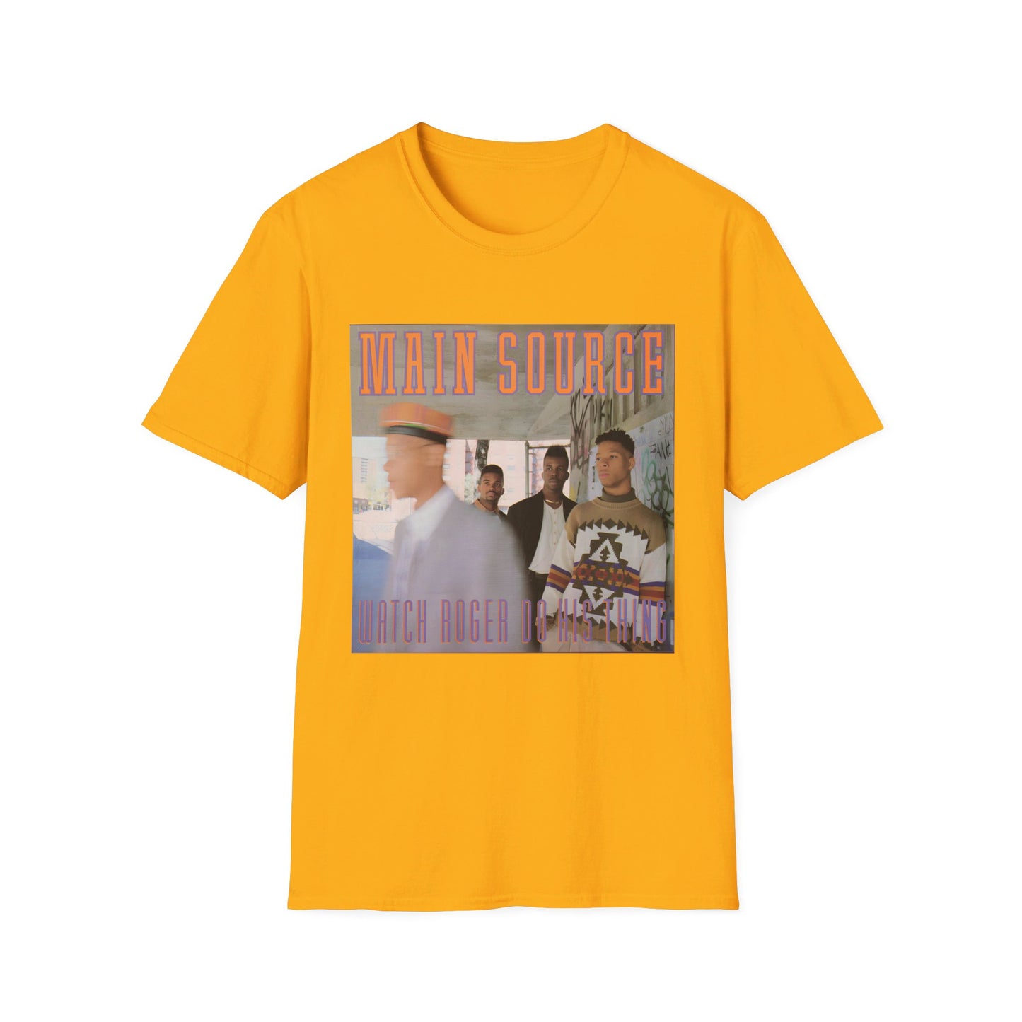 main source 1991 watch roger do his thing single tshirt