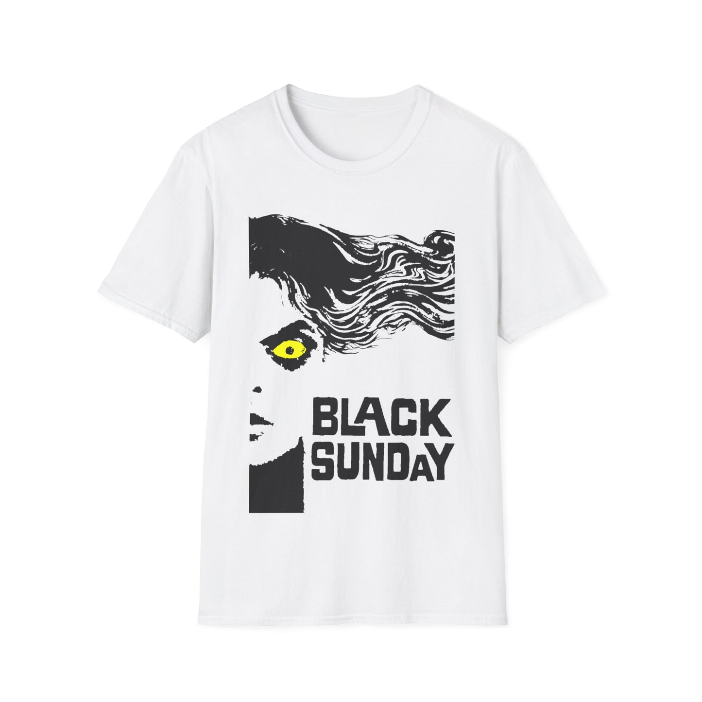 mario bava's 1960 italian gothic horror movie "black sunday" fan art tshirt