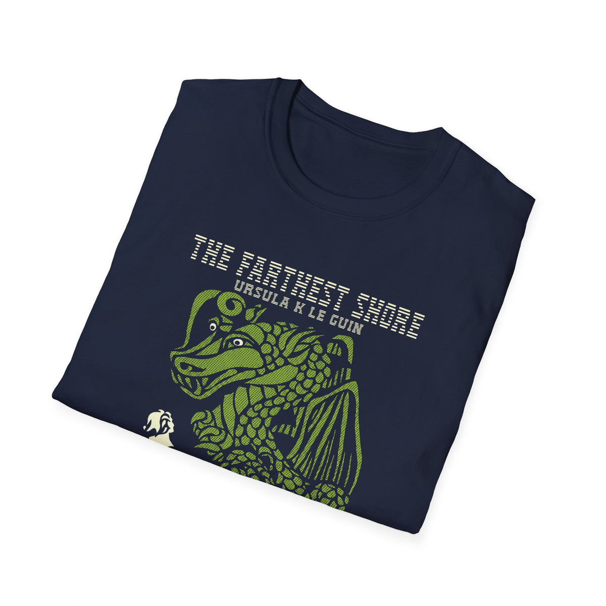 1972 fantasy the farthest shore ursula k le guin book cover tshirt